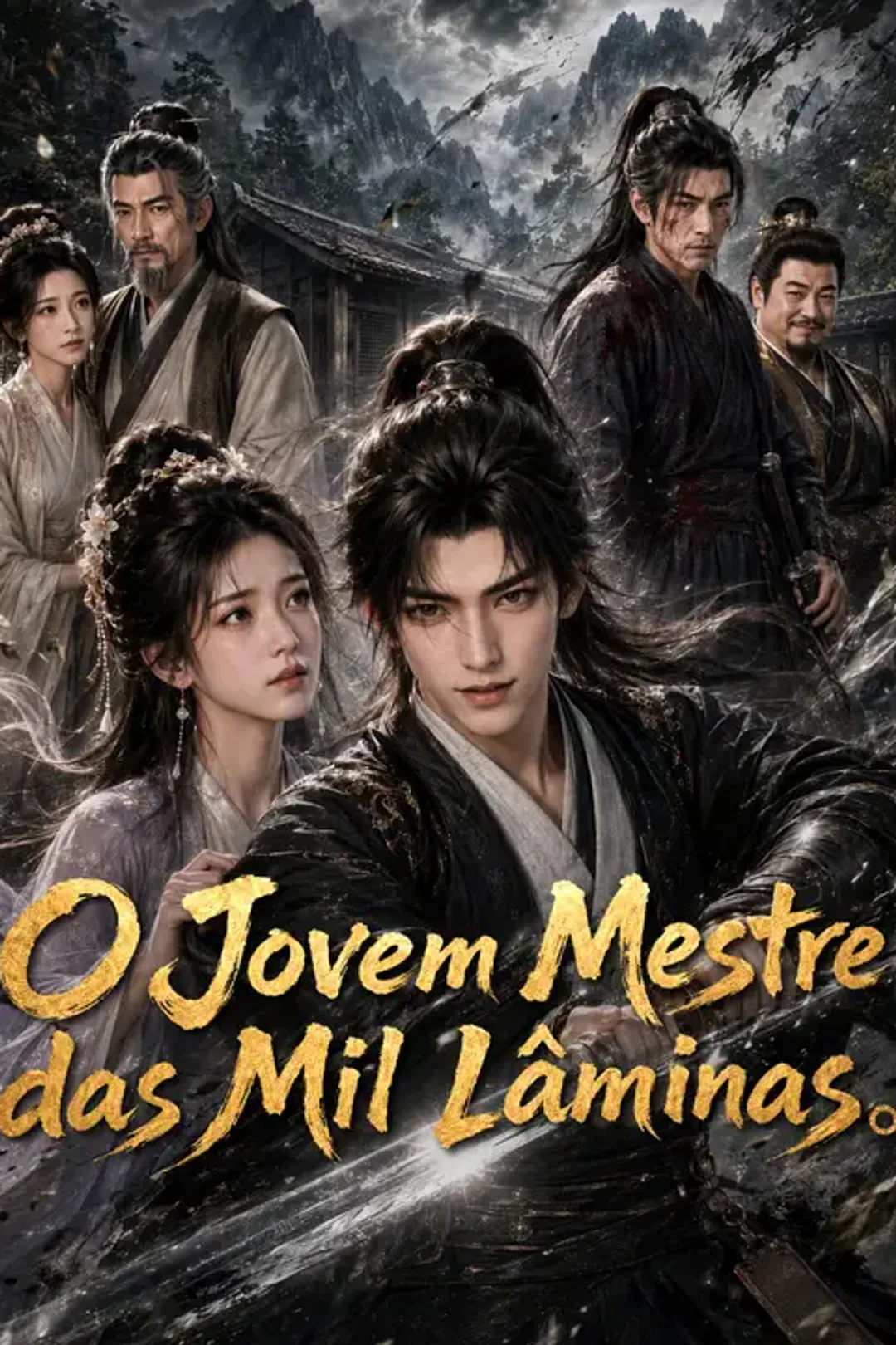 Pôster de O Jovem Mestre das Mil Lâminas。