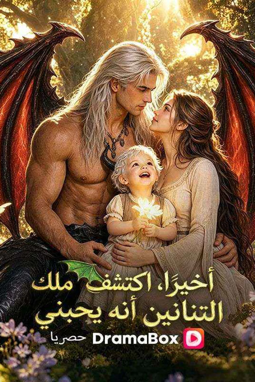 ملصق مسلسل «أخيرًا، اكتشف ملك التنانين أنه يحبني»