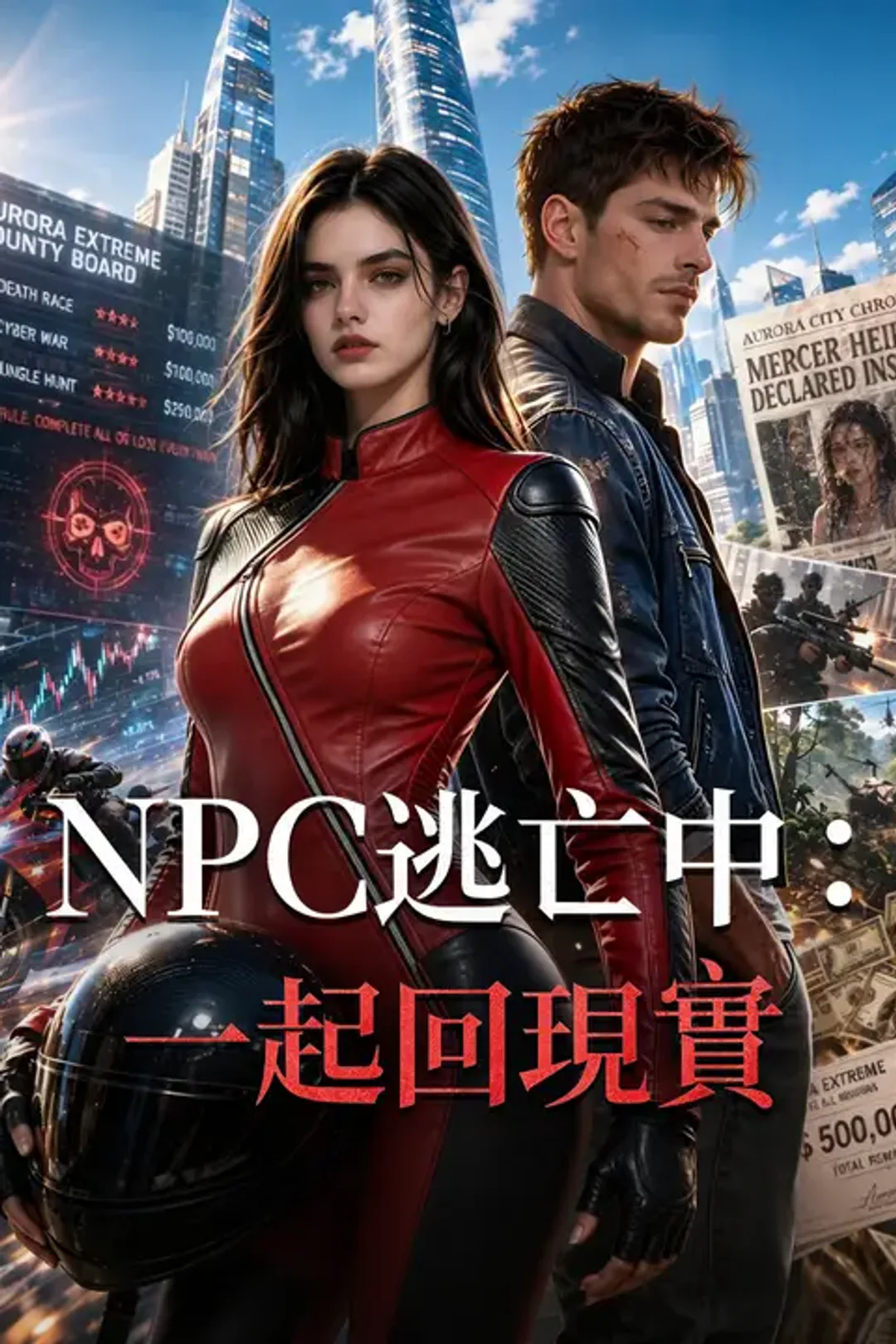 《NPC逃亡中：一起回現實》海報