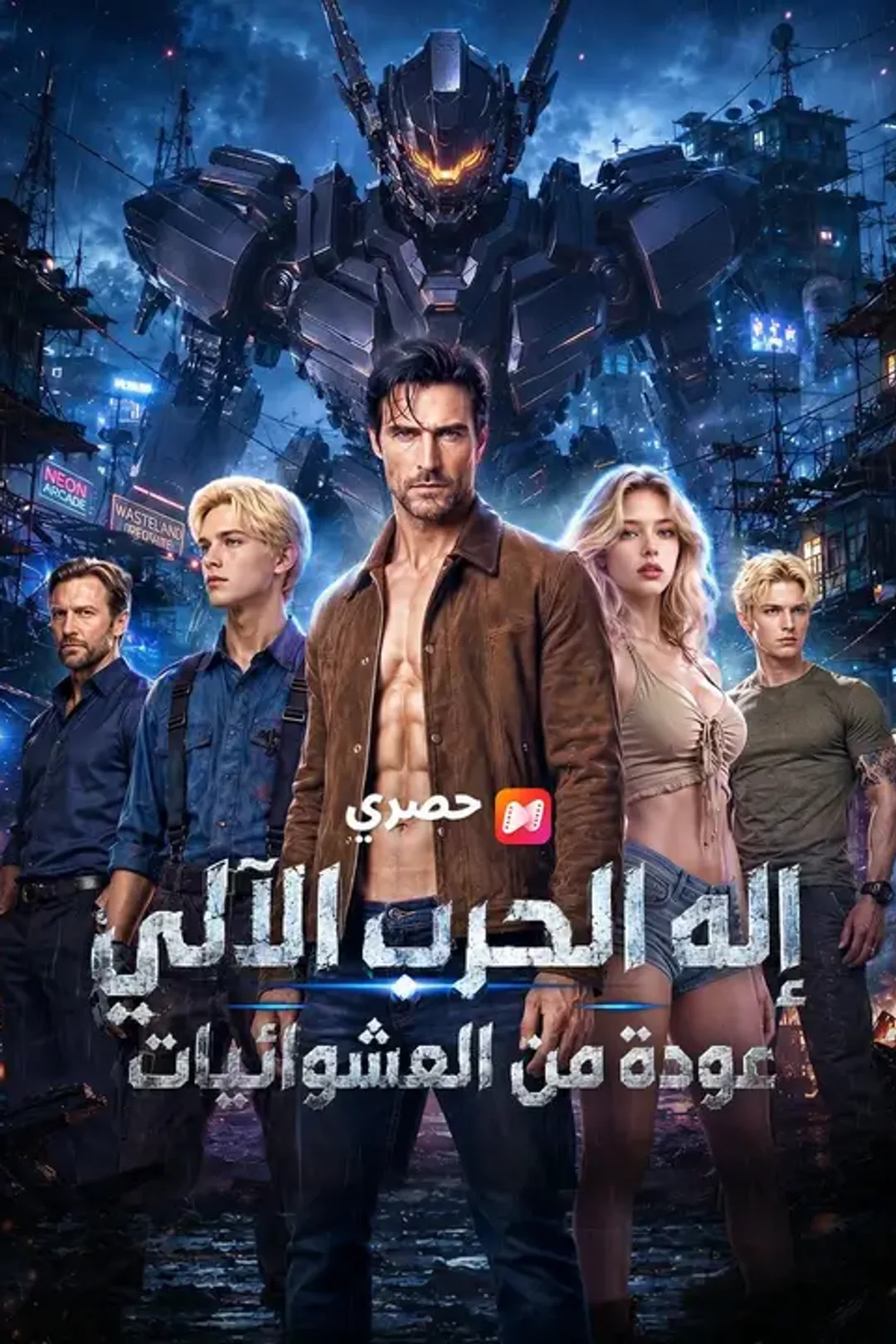 ملصق مسلسل «إله الحرب الآلي عودة من العشوائيات»