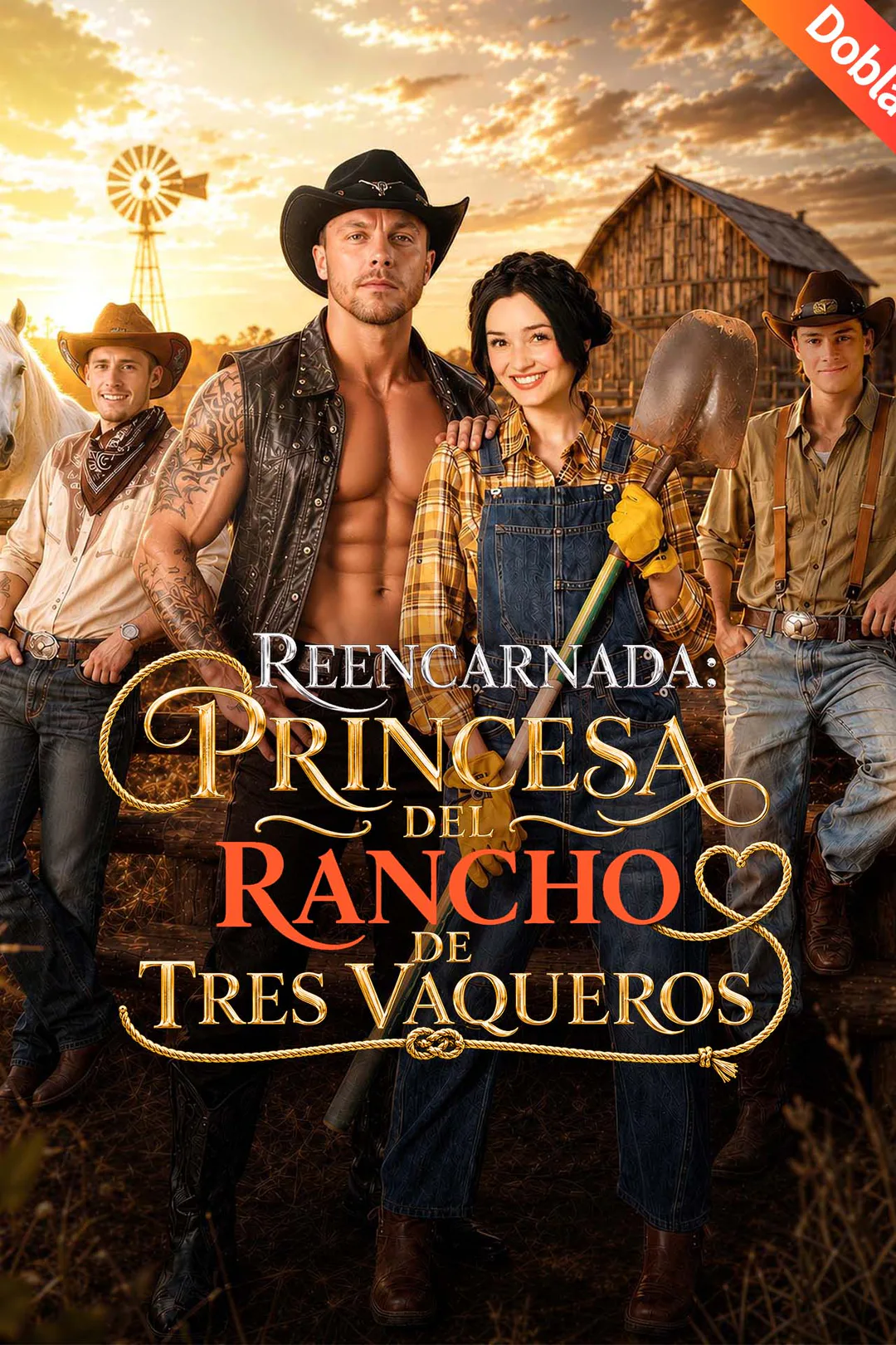 Póster de Reencarnada: Princesa del Rancho de Tres Vaqueros