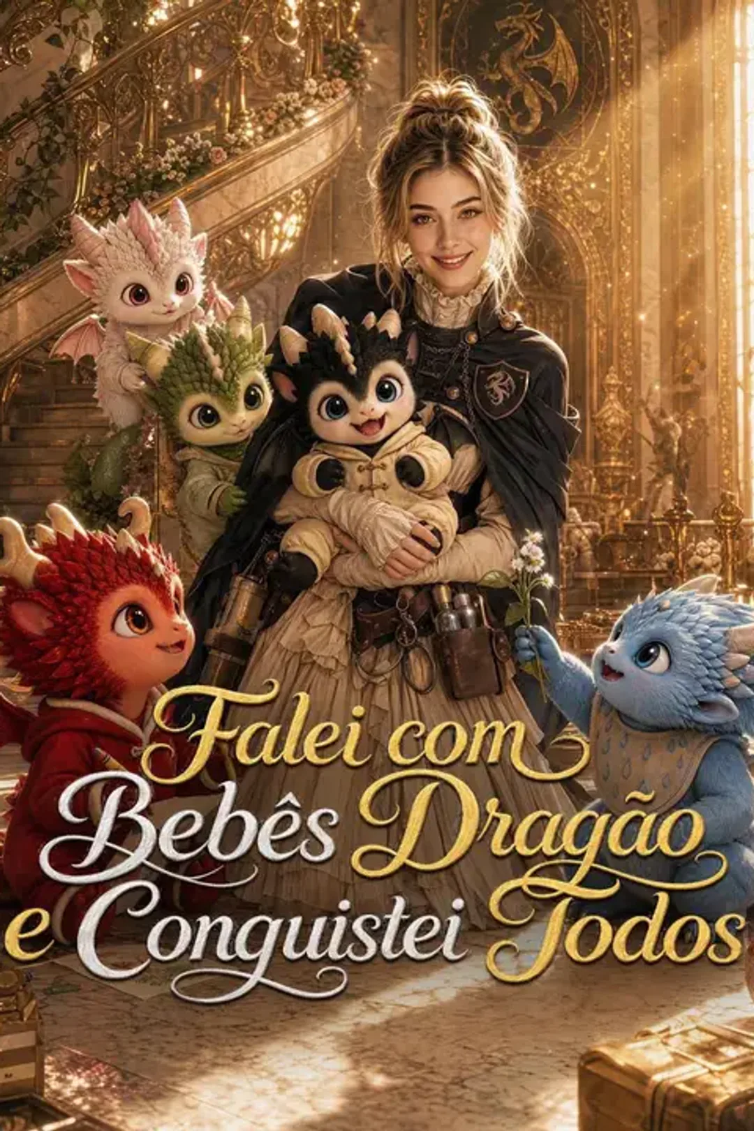 Pôster de Falei com Bebês Dragão e Conquistei Todos!