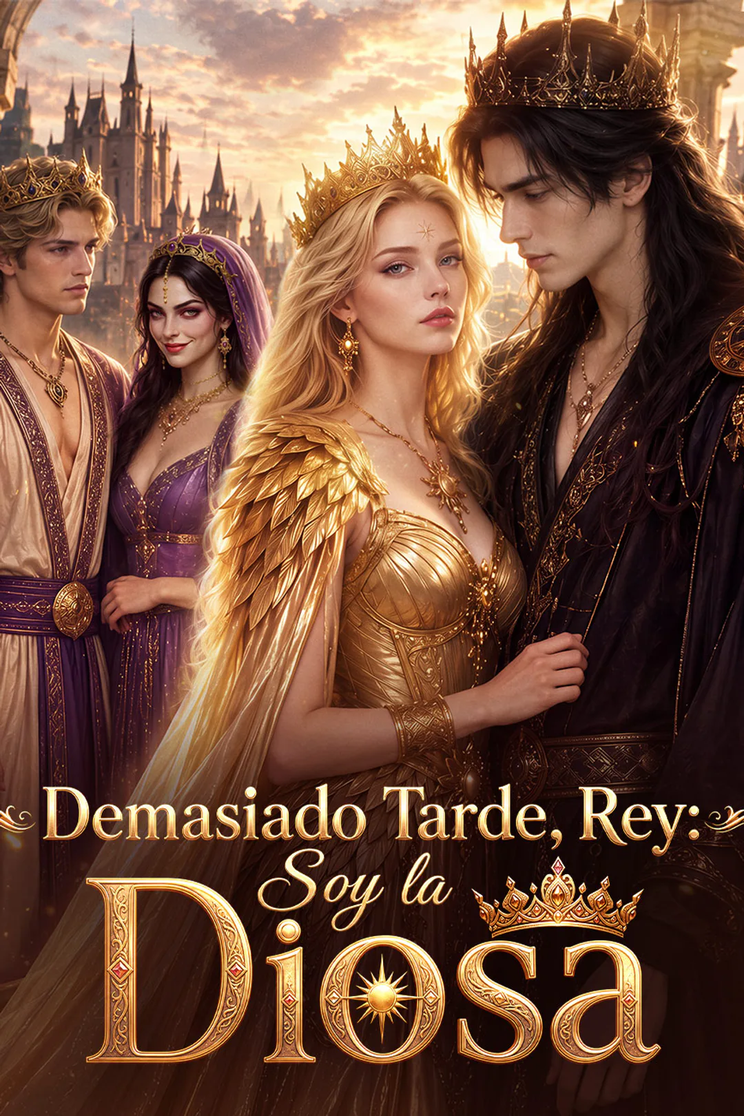 Póster de Demasiado tarde, rey: soy la diosa