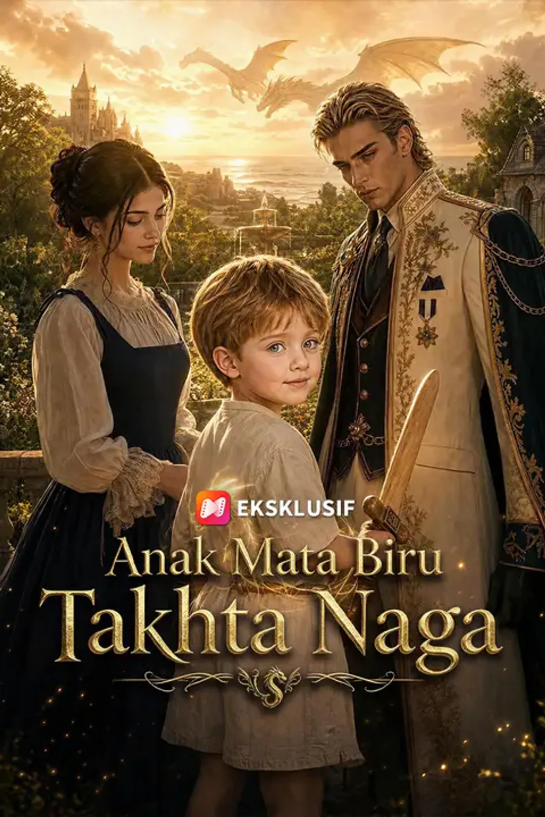 Poster Anak Mata Biru, Takhta Naga