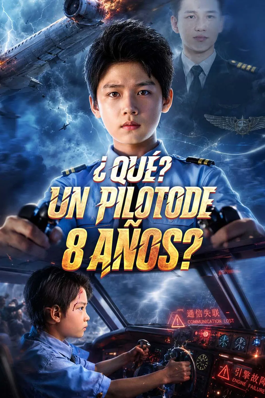 Póster de ¿Qué, un Piloto de 8 Años?