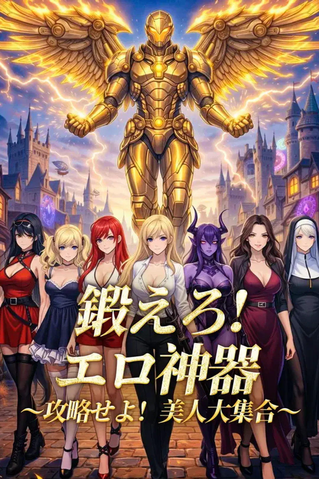 鍛えろ！エロ神器 〜攻略せよ！美人大集合〜のポスター