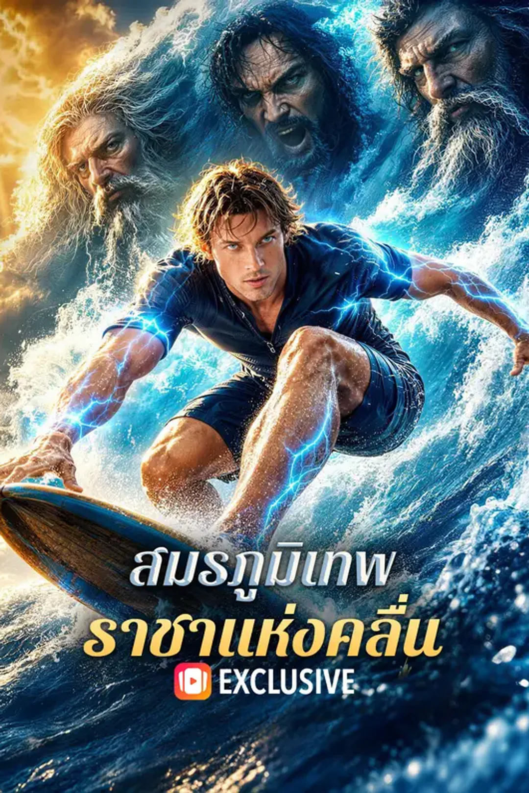 โปสเตอร์ สมรภูมิเทพ ราชาแห่งคลื่น
