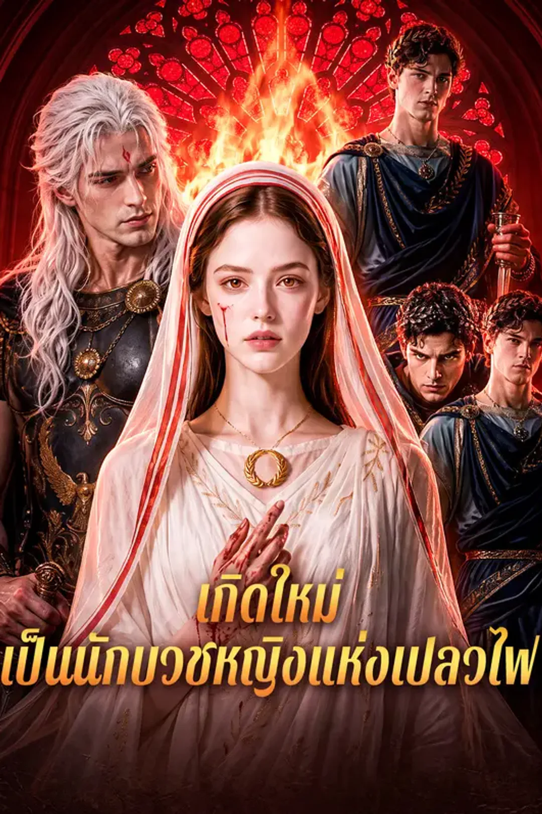 โปสเตอร์ เกิดใหม่ เป็นนักบวชหญิงแห่งเปลวไฟ