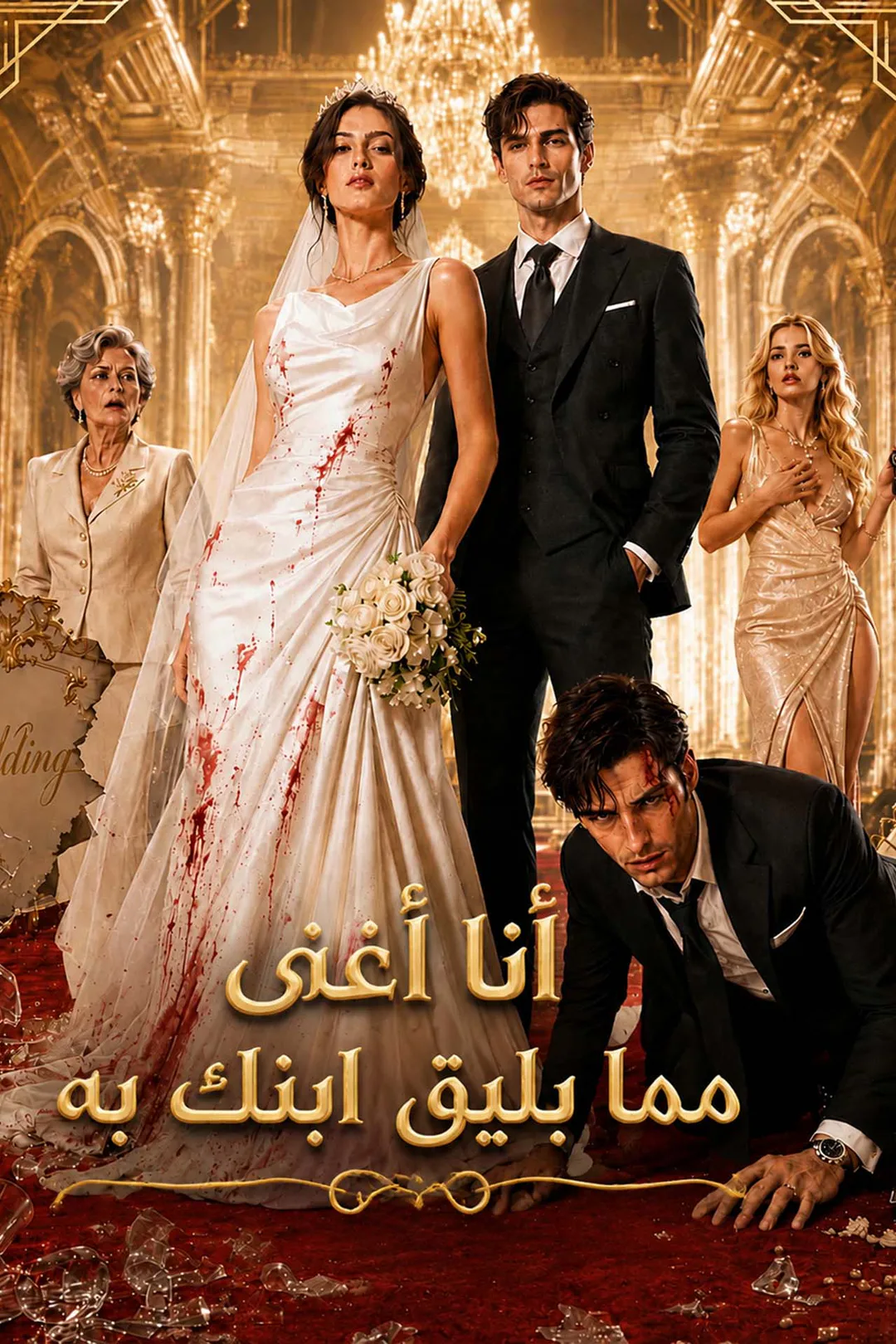 ملصق مسلسل «أنا أغنى مما يليق ابنك به»