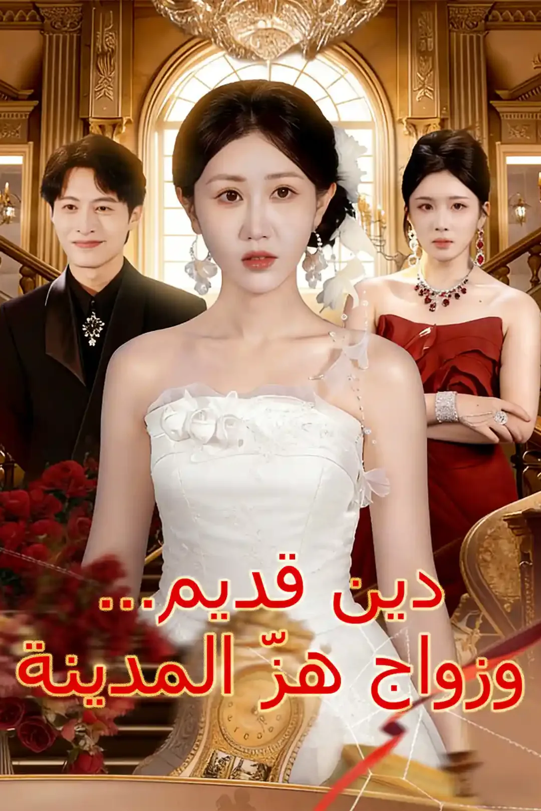 ملصق مسلسل «دين قديم… وزواج هزّ المدينة»