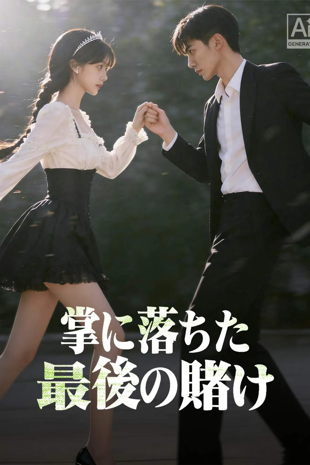 掌に落ちた最後の賭けのポスター