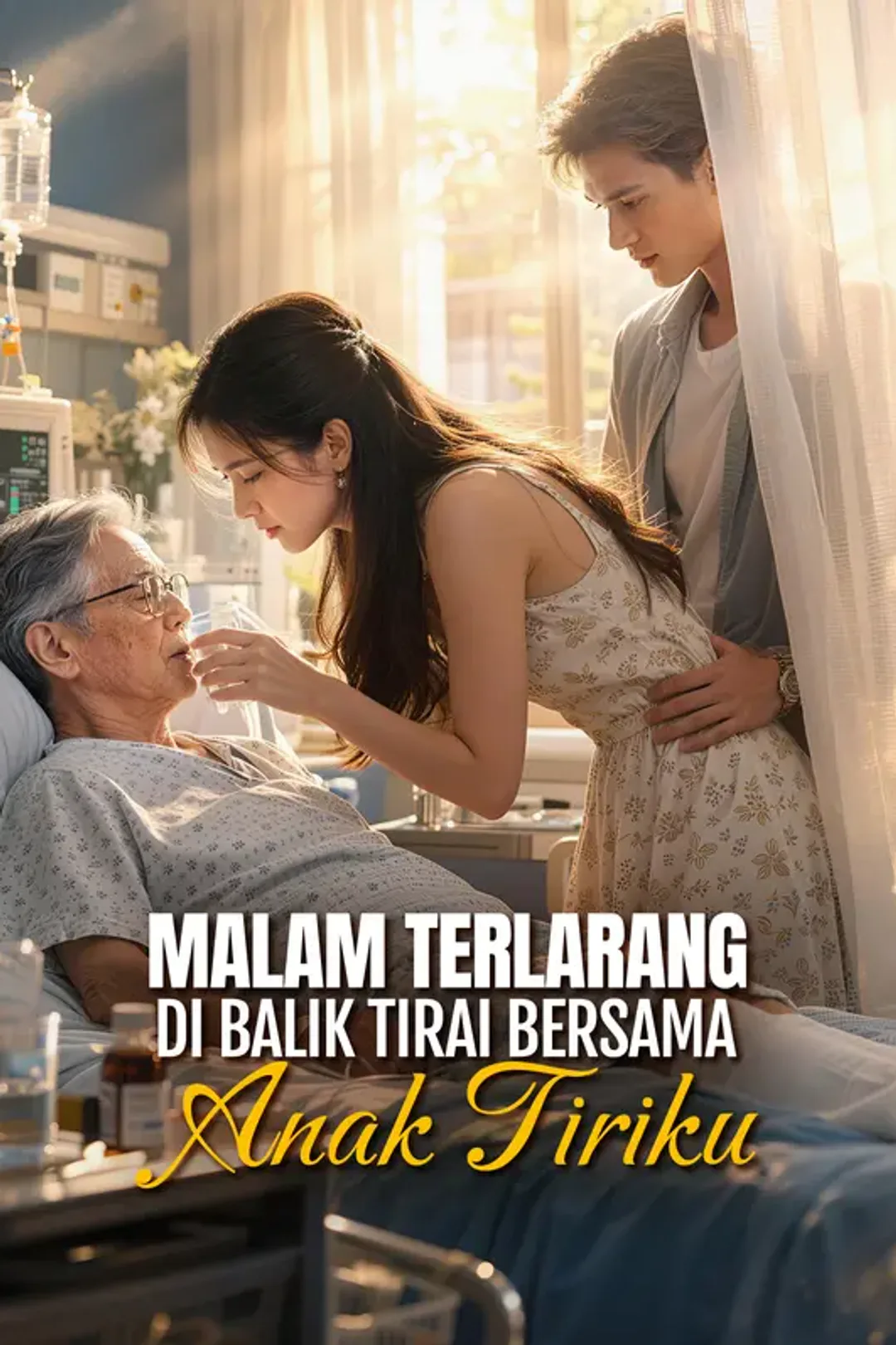 Poster Malam Terlarang: di Balik Tirai Bersama Anak Tiriku