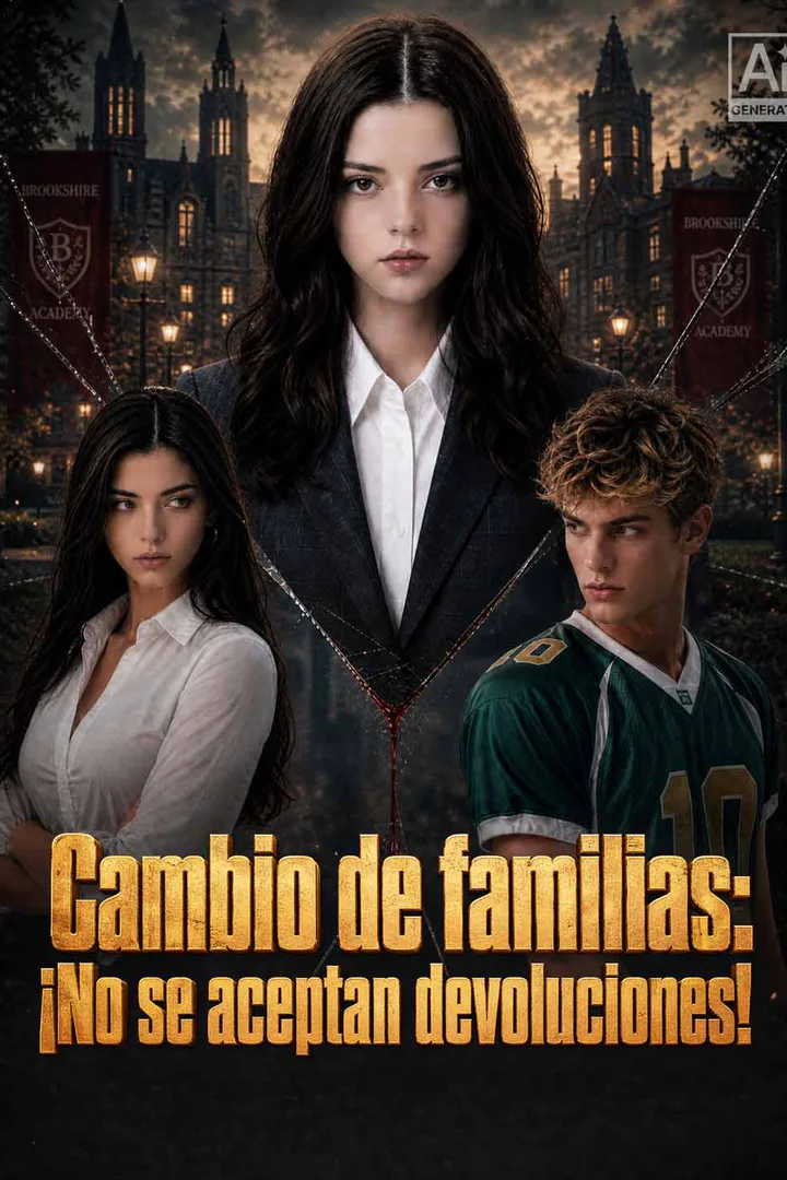 Póster de Cambio de familias: ¡No se aceptan devoluciones!
