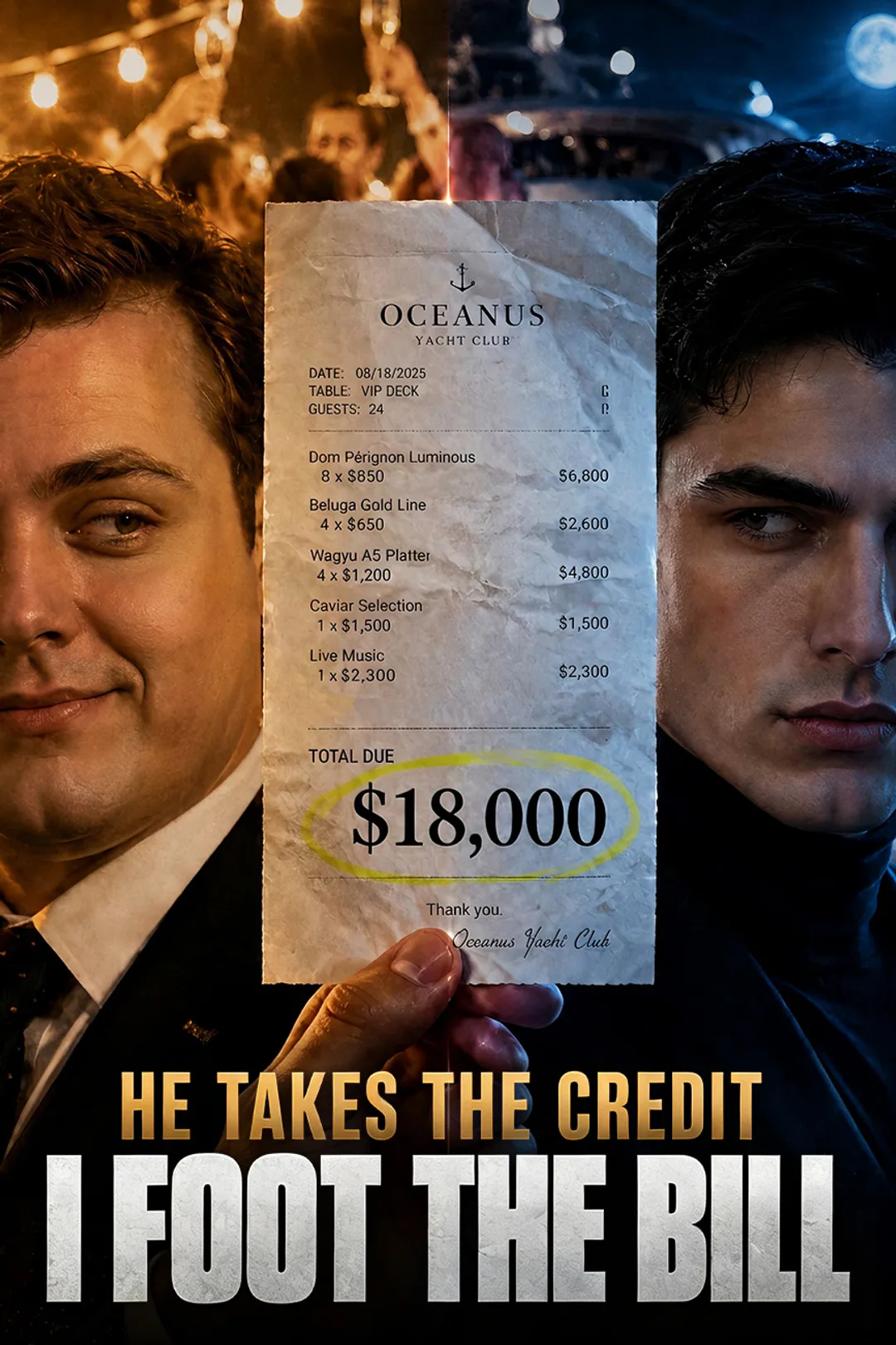 He Takes the Credit, I Foot the Bill poster