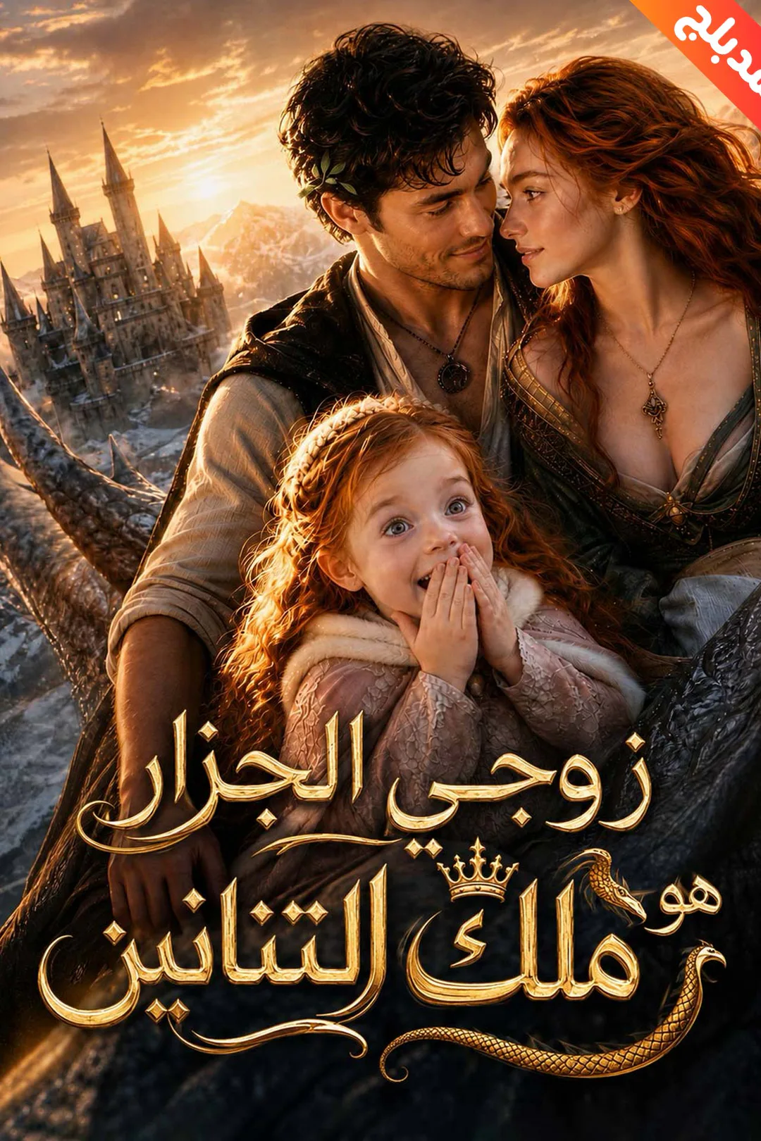 ملصق مسلسل «المدبلج-زوجي الجزار هو ملك التنانين»