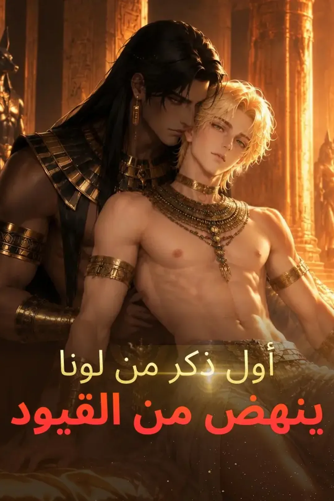 ملصق مسلسل «أول ذكر من لونا ينهض من القيود»