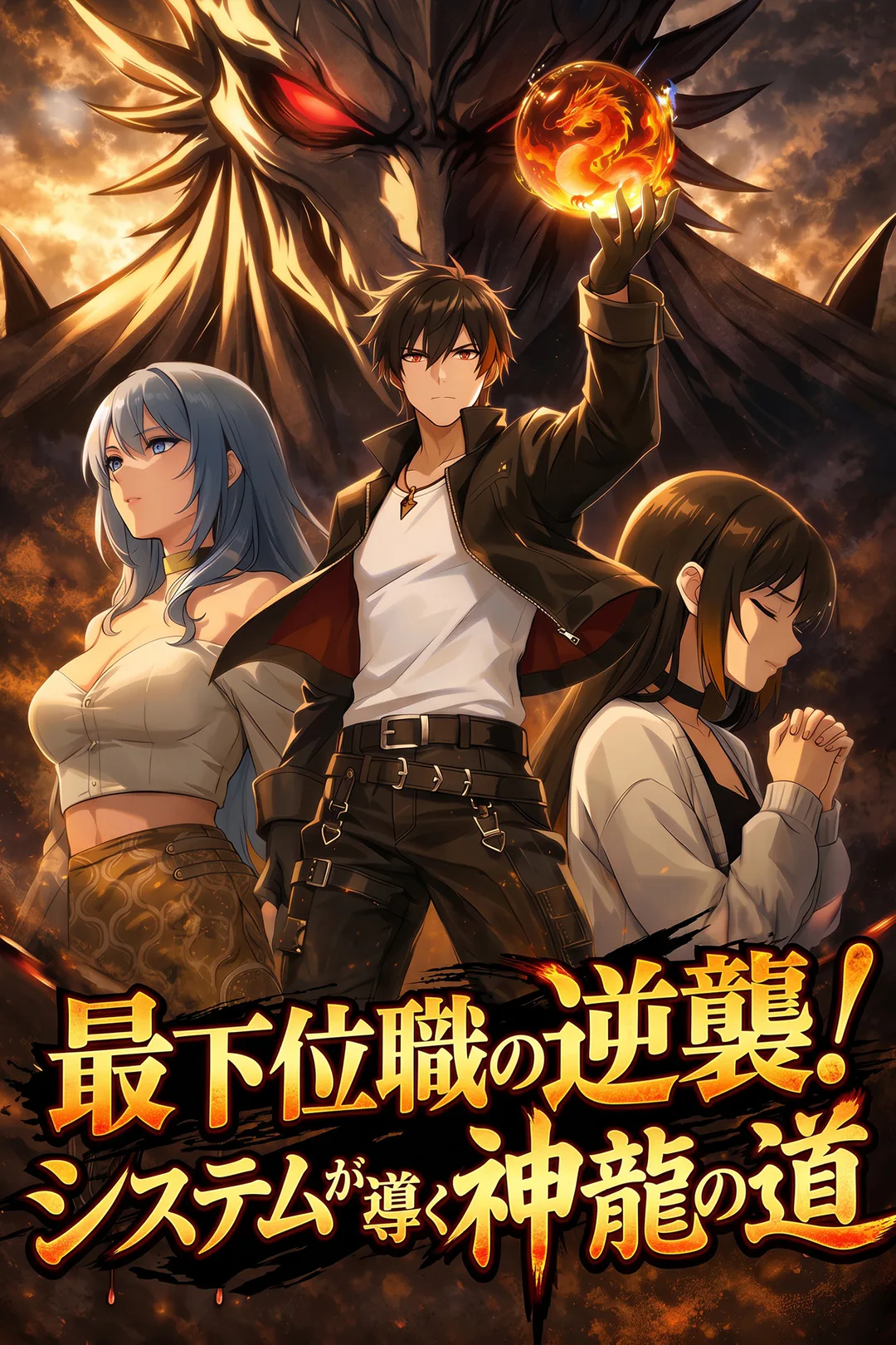 最下位職の逆襲！システムが導く神龍の道のポスター