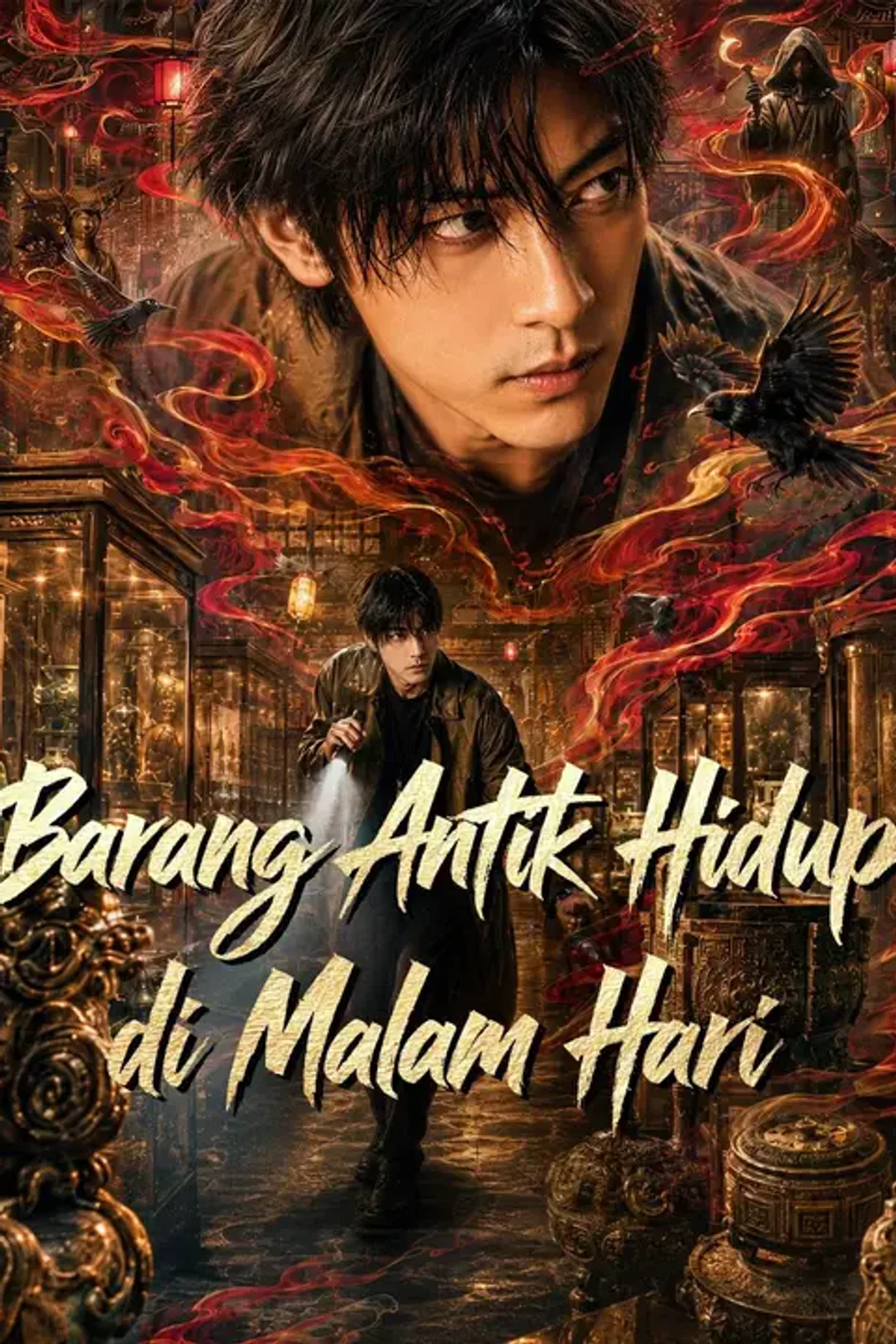 Poster Barang Antik Hidup di Malam Hari