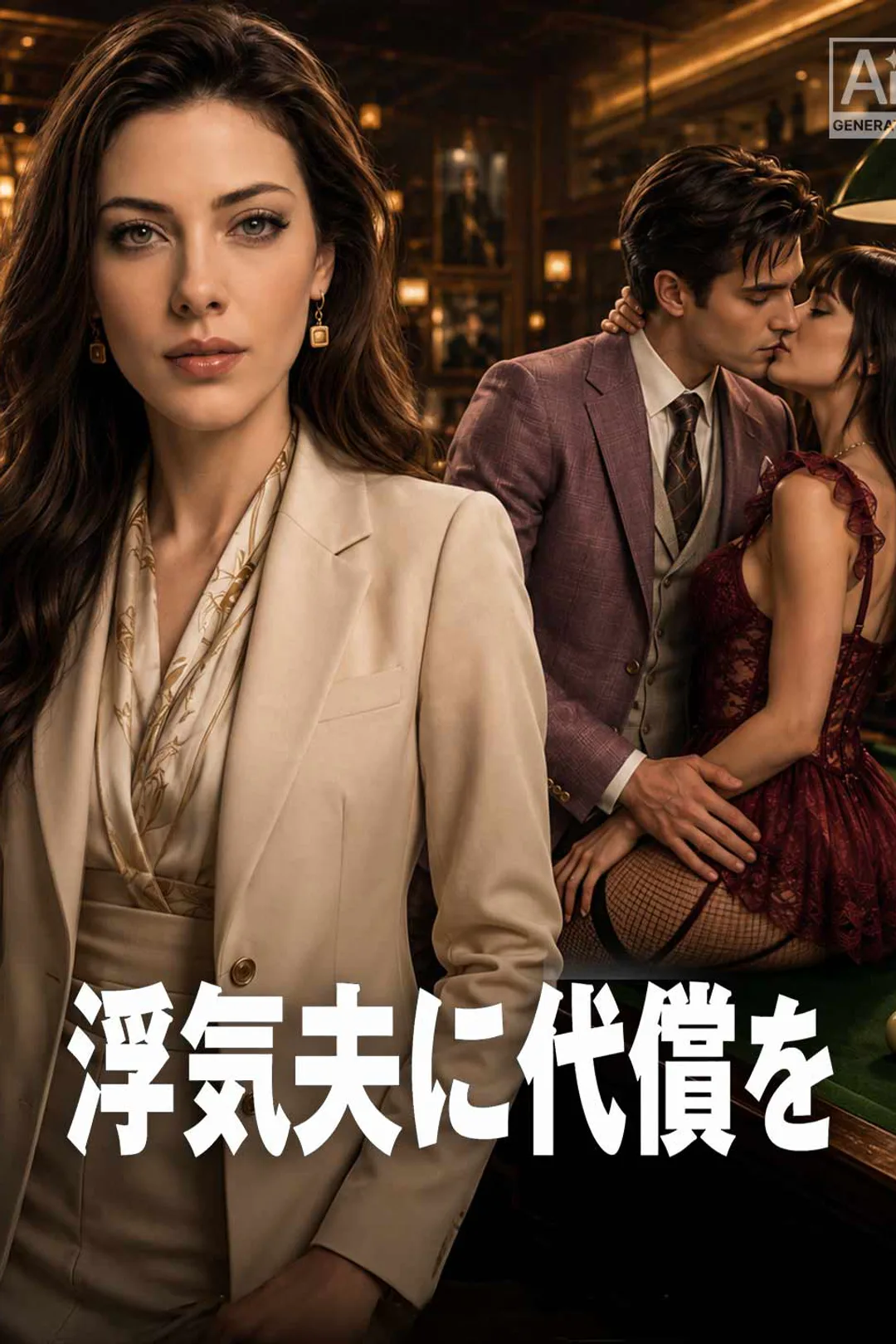 浮気夫に代償をのポスター