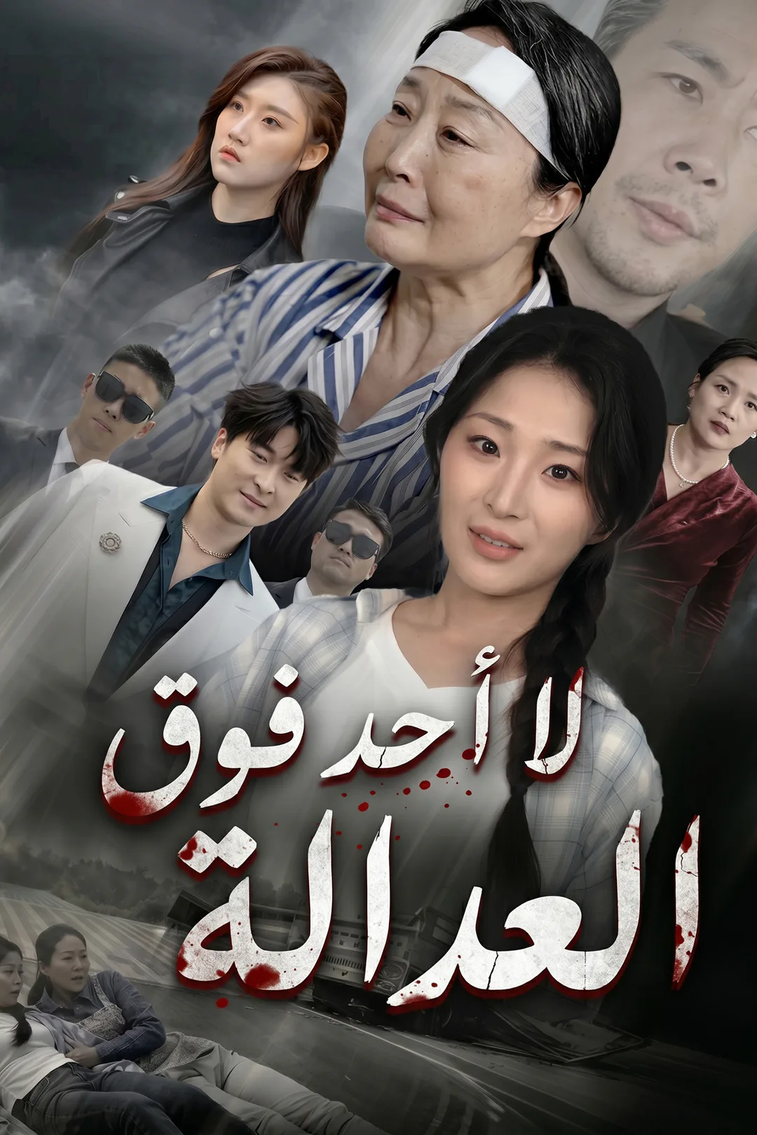 ملصق مسلسل «لا أحد فوق العدالة»