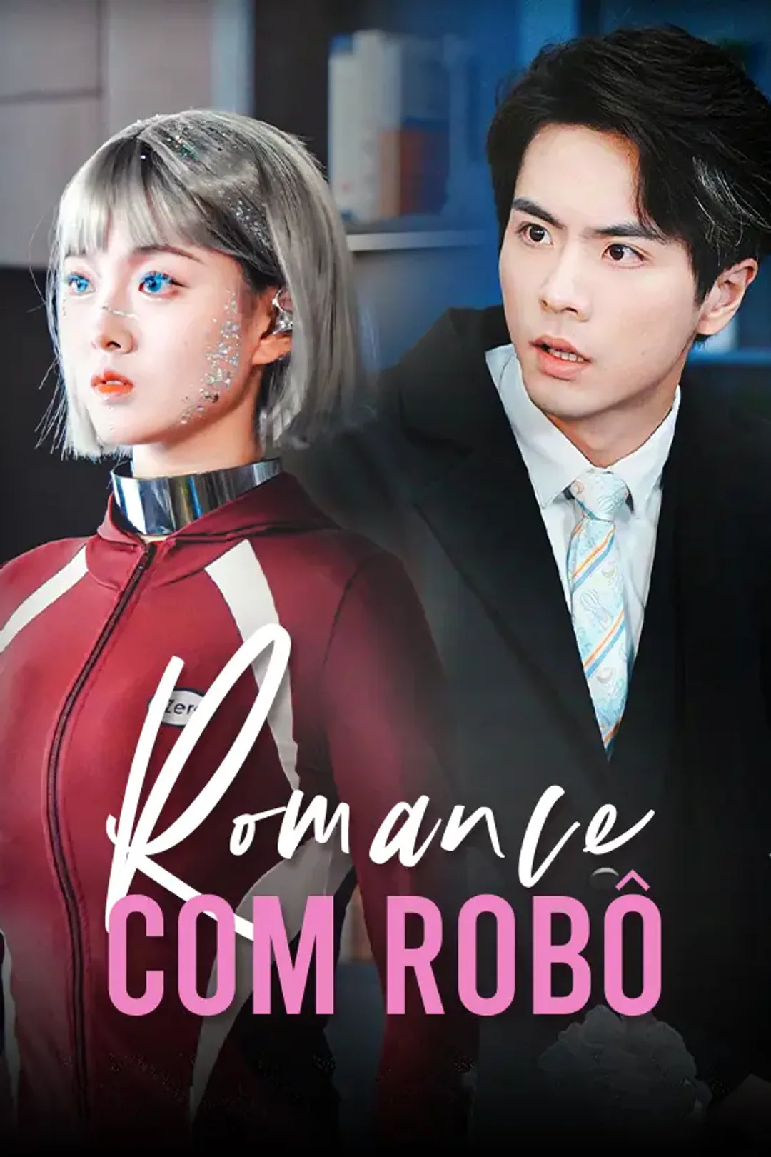 Pôster de Romance com Robô