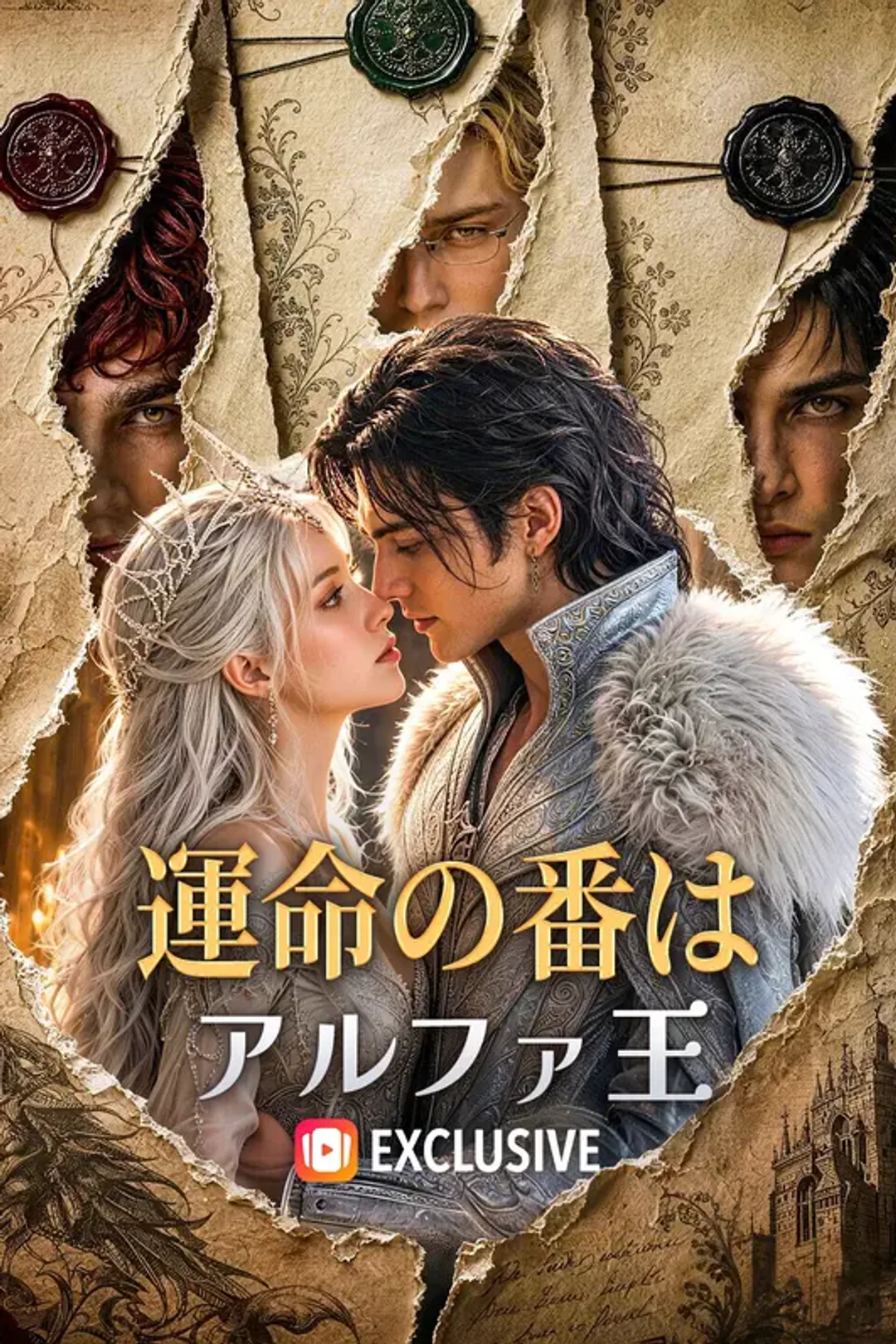 運命の番はアルファ王のポスター
