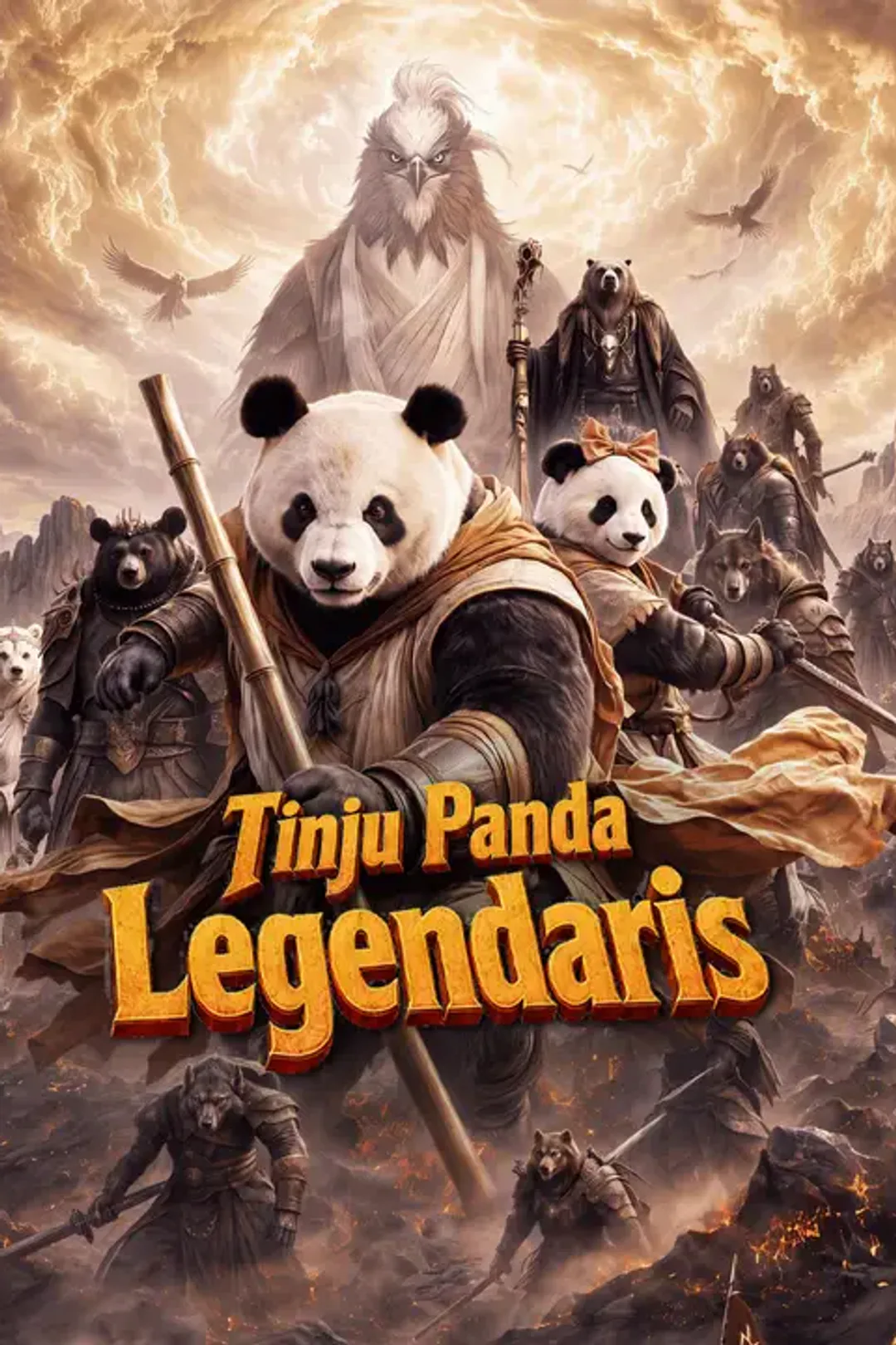 Poster Tinju Panda Legendaris