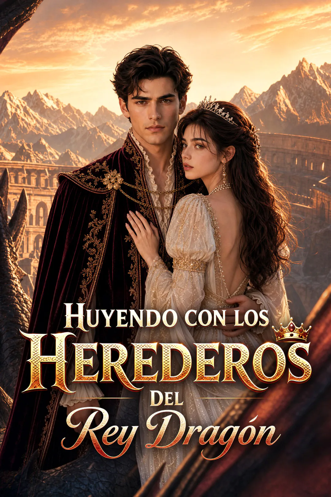 Póster de Huyendo con los herederos del Rey Dragón