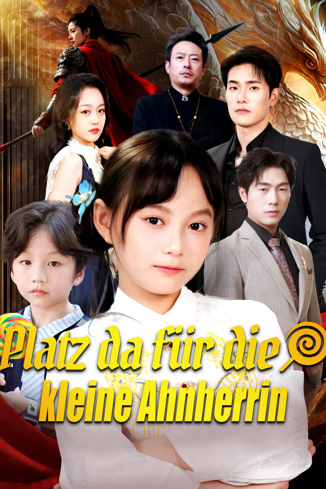 Poster von Platz da für die kleine Ahnherrin