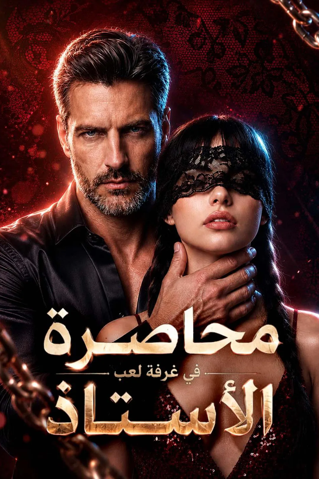 ملصق مسلسل «محاصرة في غرفة لعب الأستاذ»