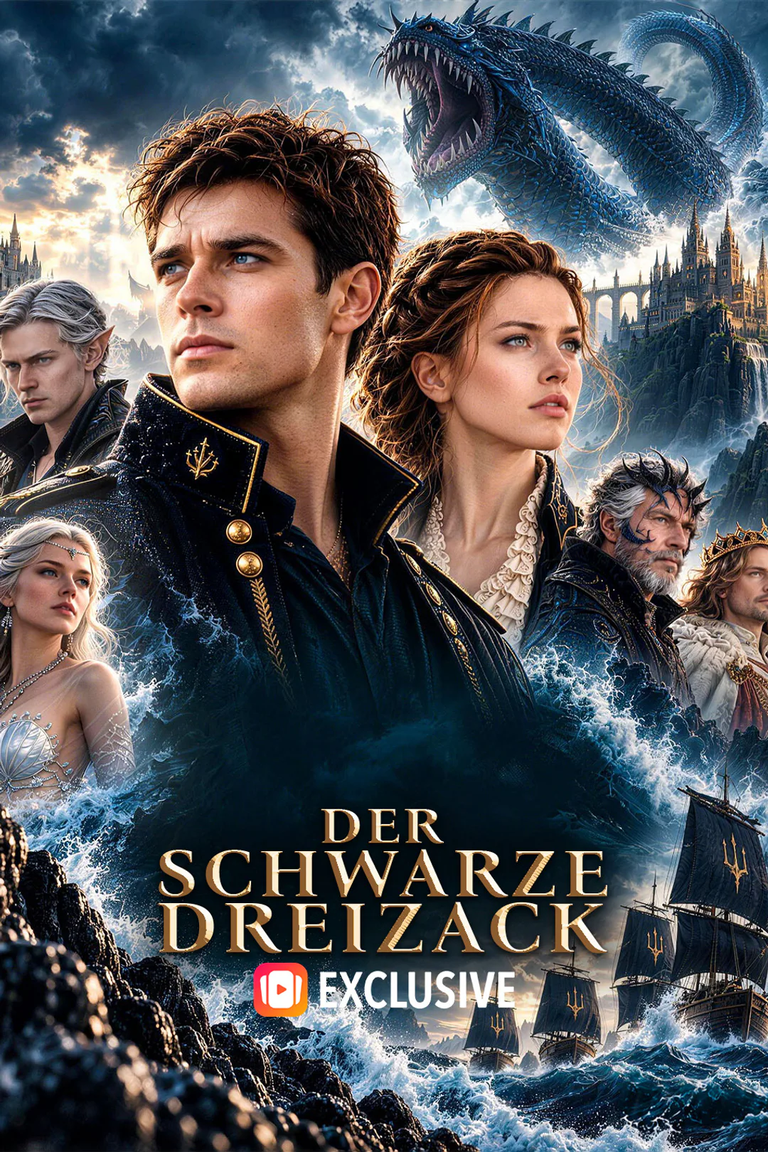 Poster von Der schwarze Dreizack