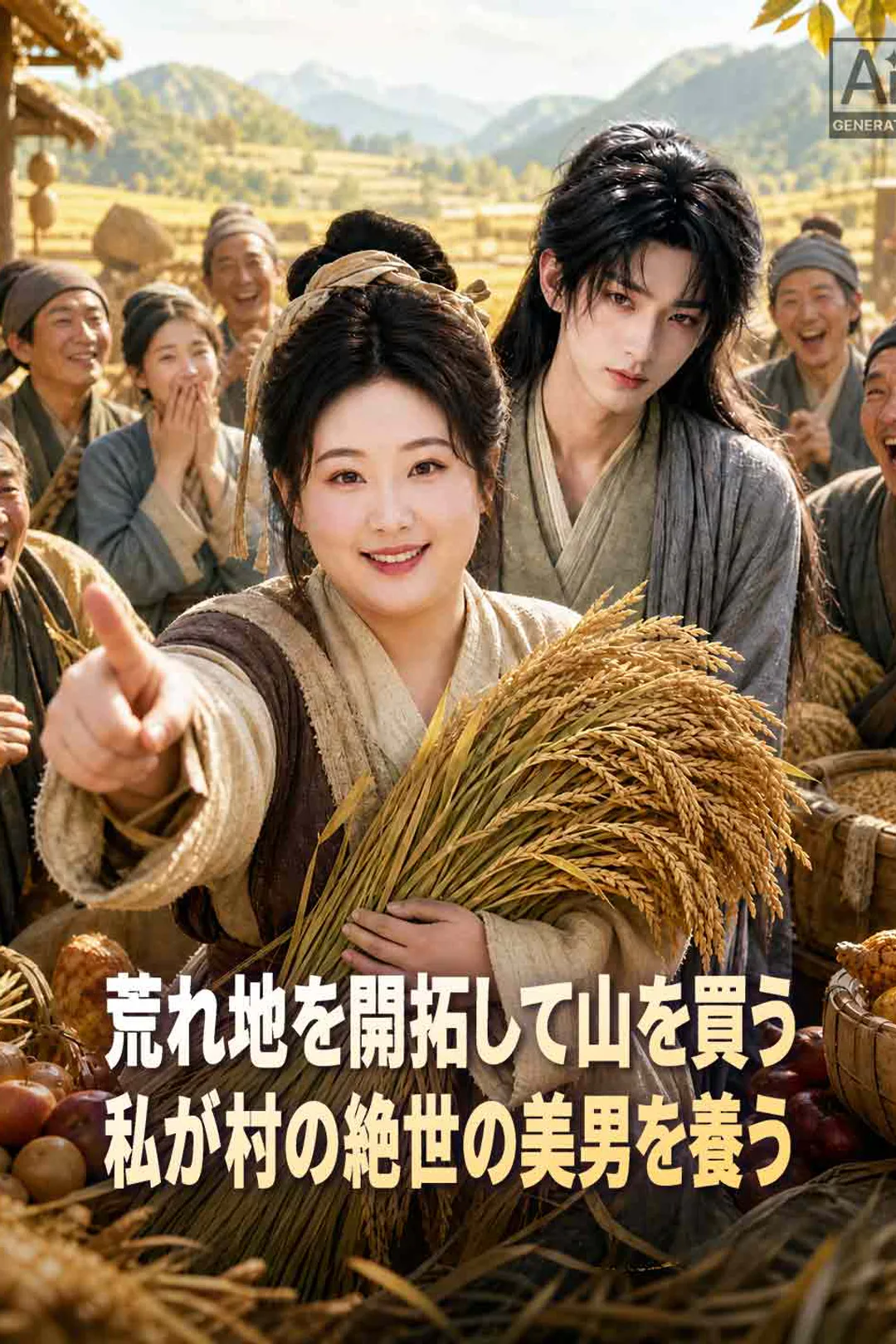 荒れ地を開拓して山を買う 私が村の絶世の美男を養うのポスター