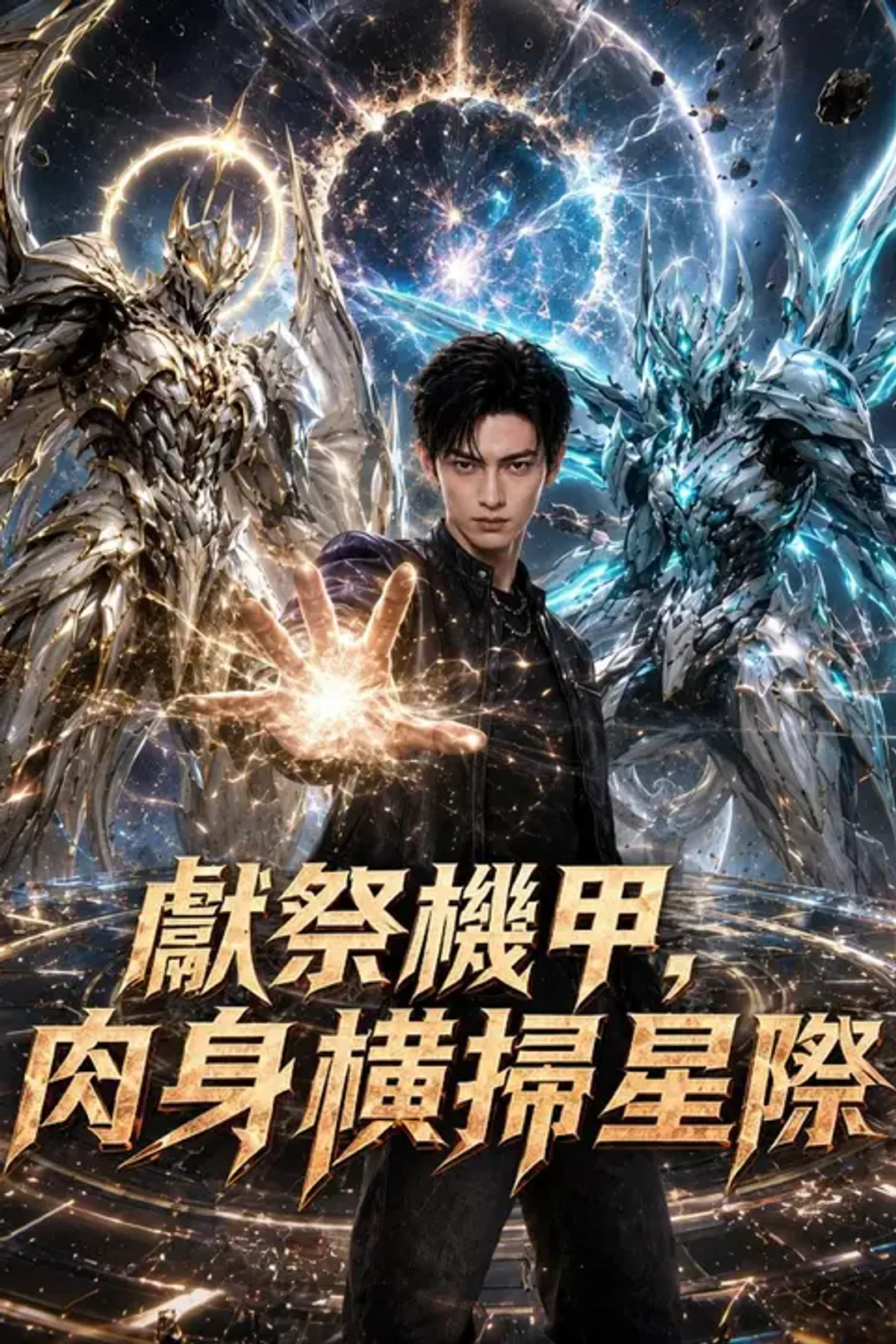 《獻祭機甲，肉身橫掃星際》海報