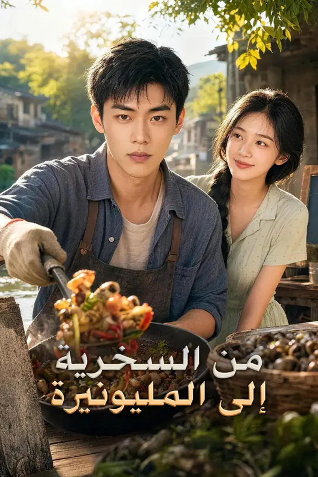 ملصق مسلسل «من السخرية إلى المليونيرة»