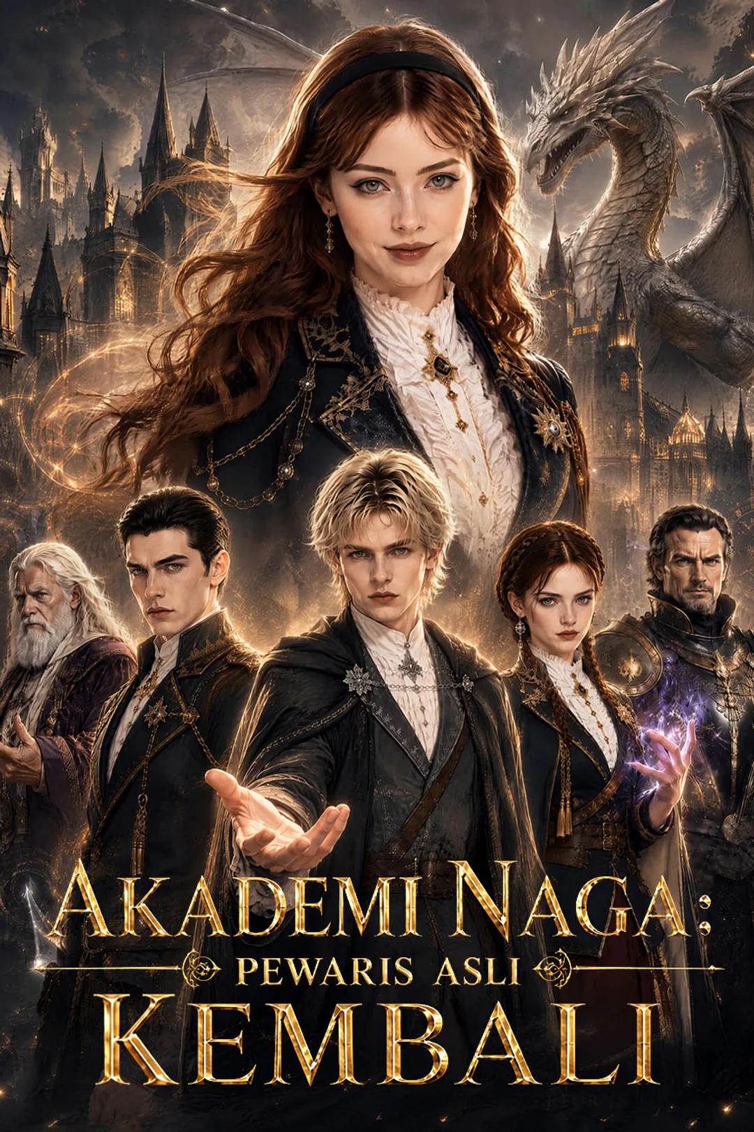 Poster Akademi Naga: Pewaris Asli Kembali