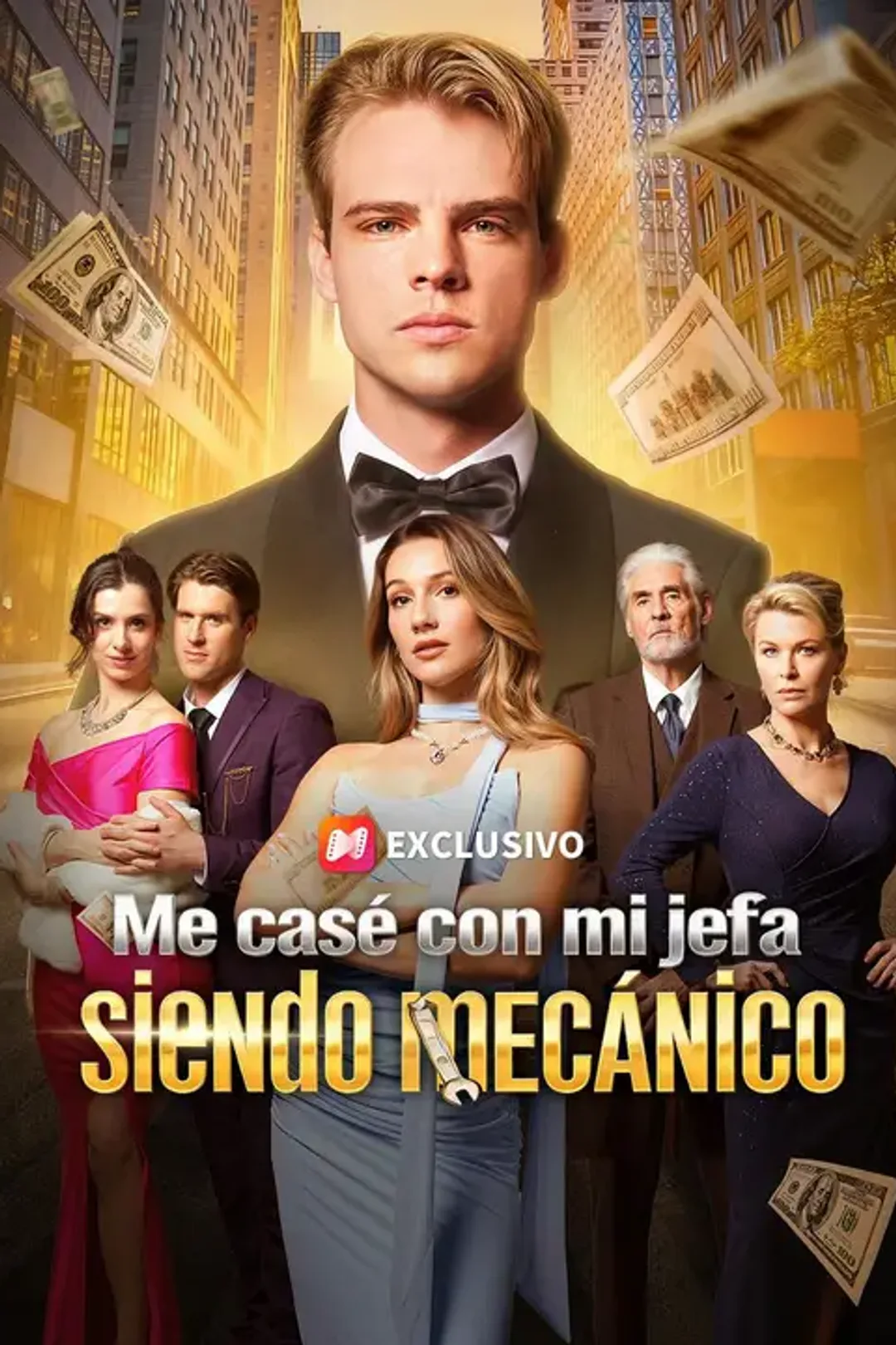 Póster de Me casé con mi jefa siendo mecánico