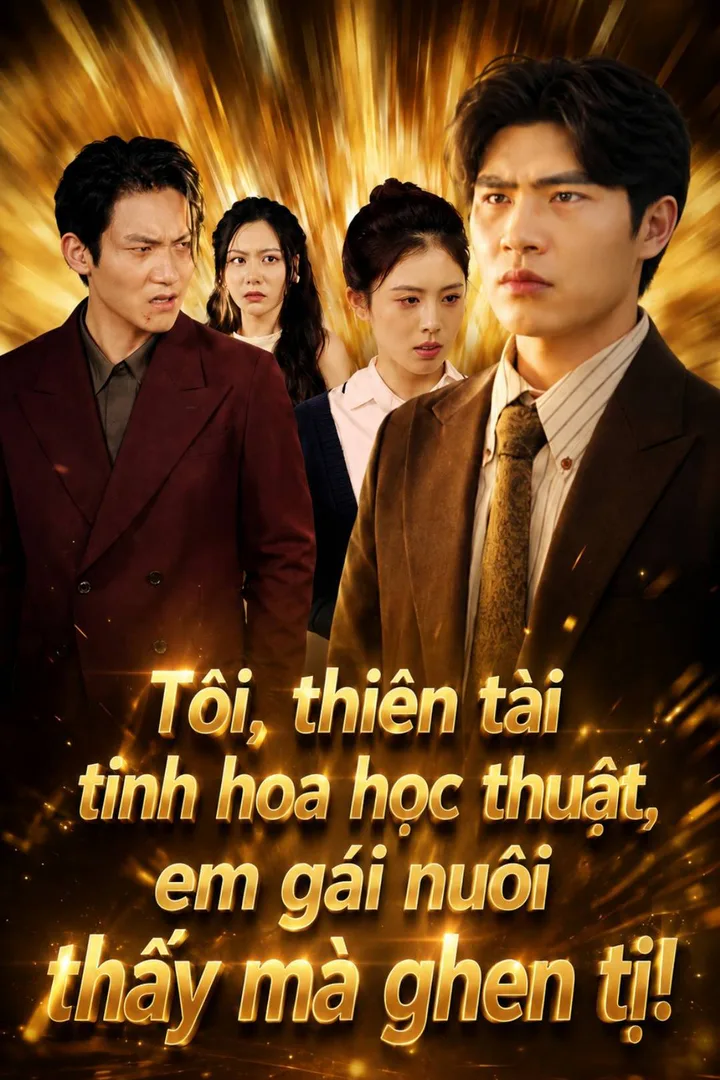 Poster phim Tôi, thiên tài tinh hoa học thuật, em gái nuôi thấy mà ghen tị!