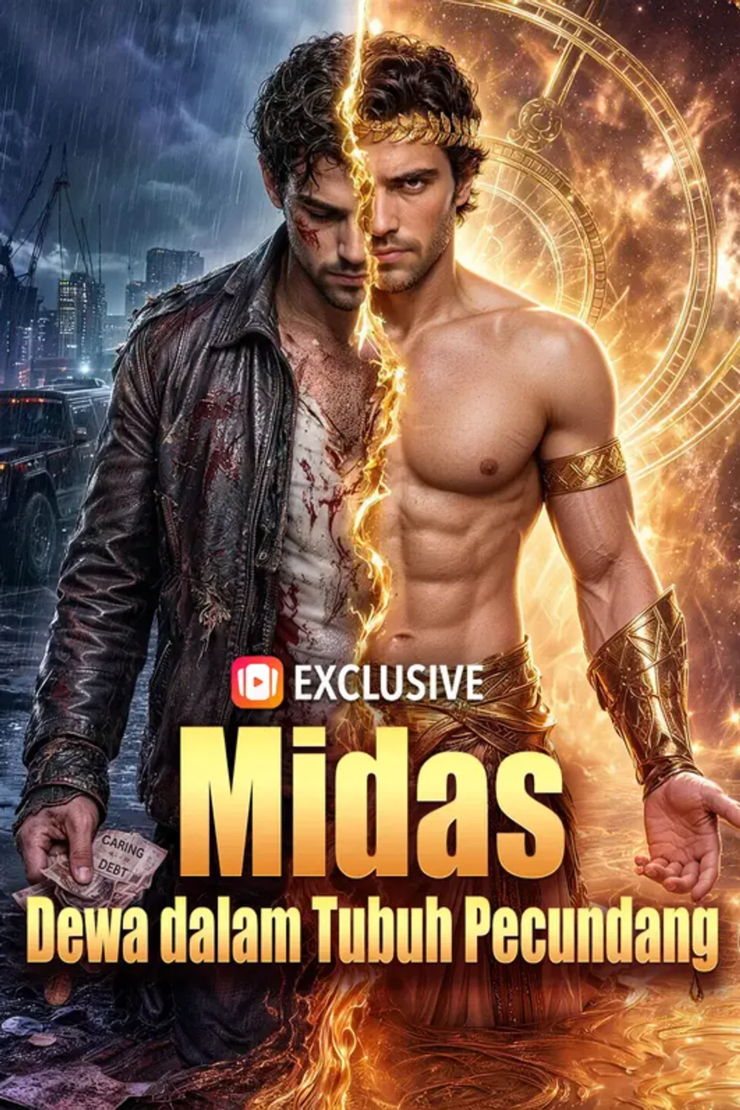 Poster Midas: Dewa dalam Tubuh Pecundang