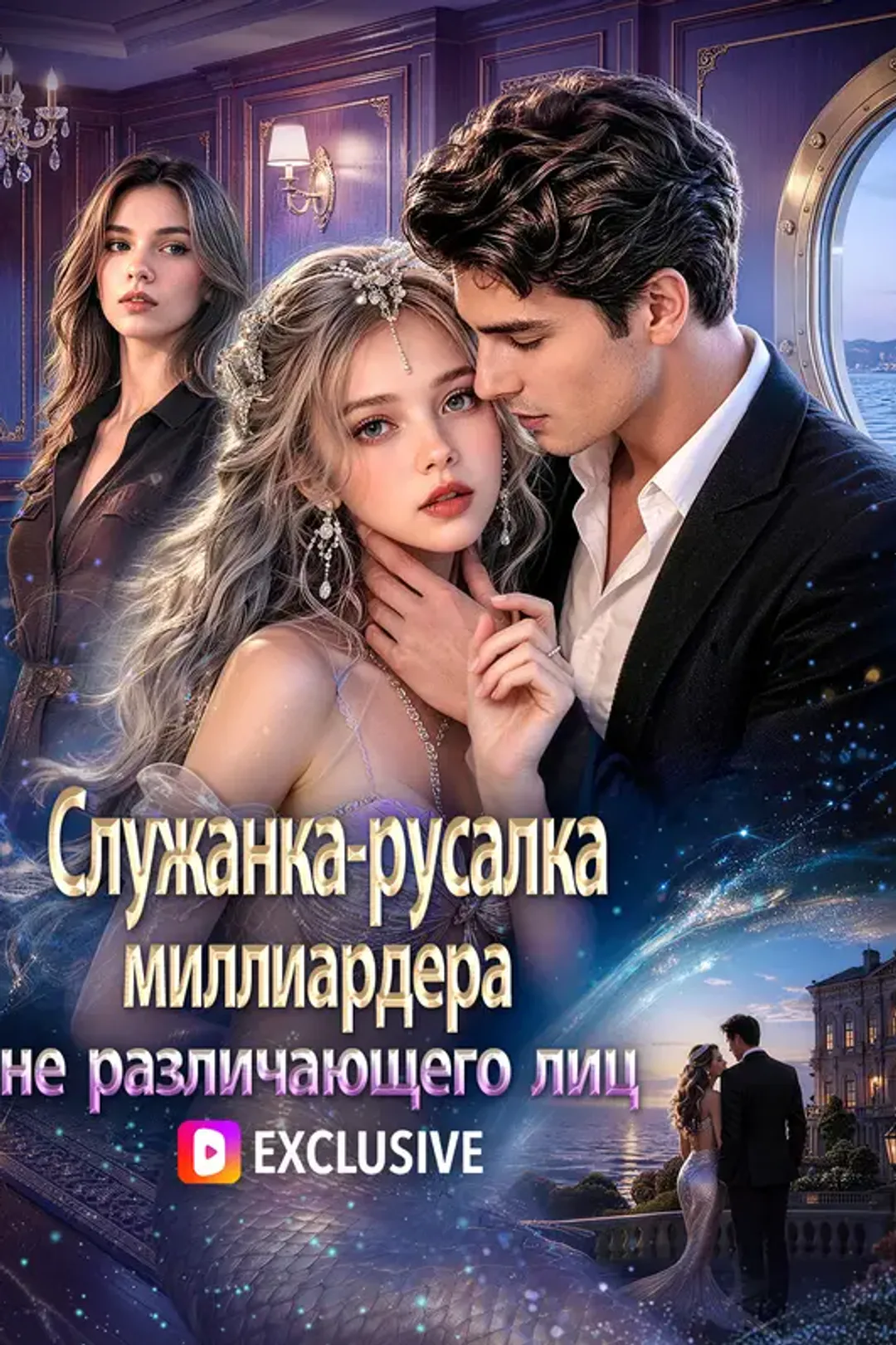 Постер сериала «Служанка-русалка миллиардера, не различающего лиц»