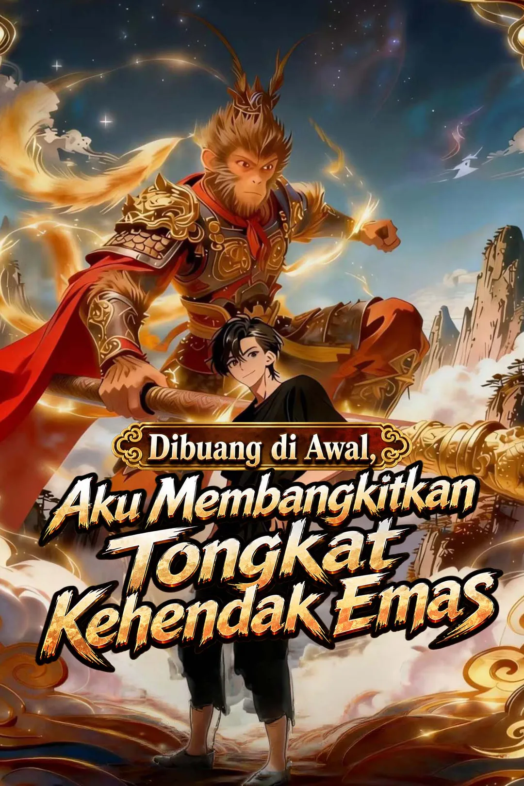 Poster Dibuang di Awal, Aku Membangkitkan Tongkat Kehendak Emas