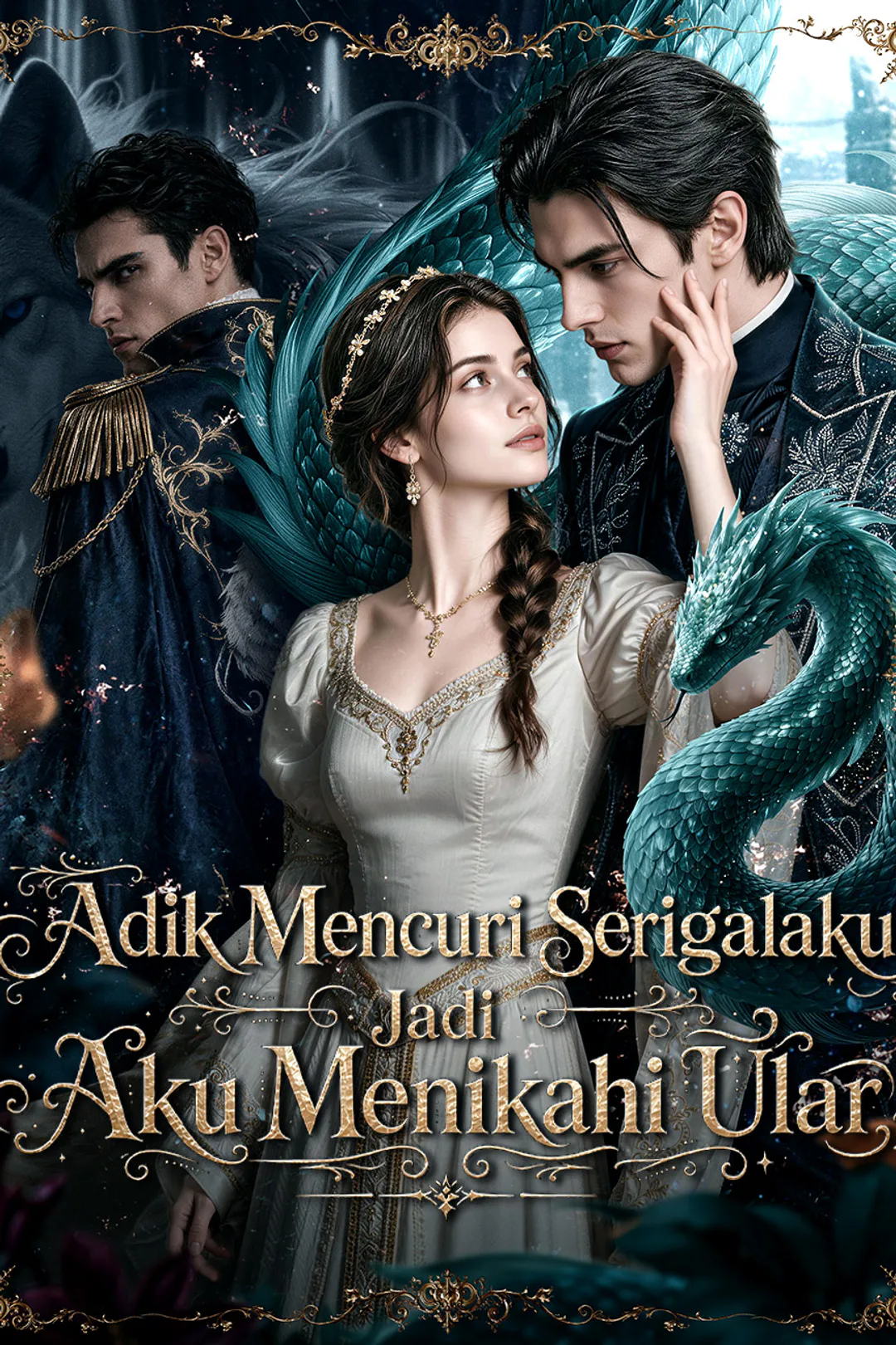 Poster Adik Mencuri Serigalaku, Jadi Aku Menikahi Ular