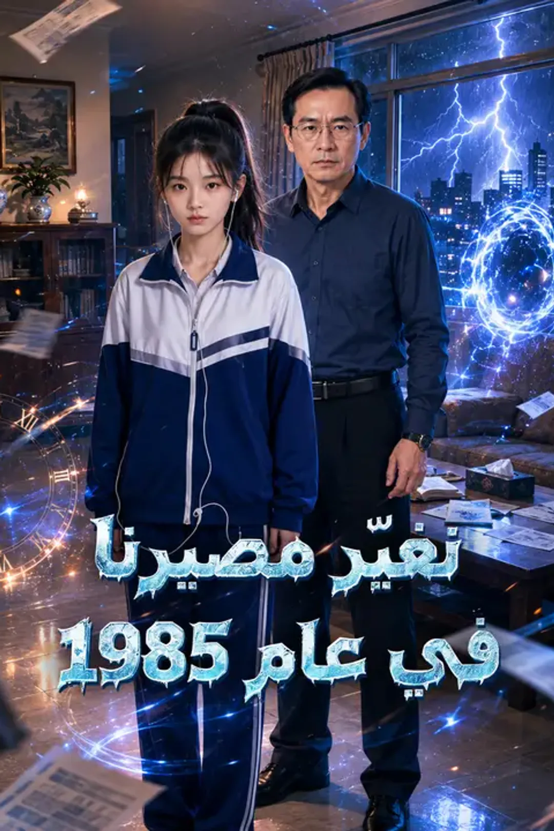 ملصق مسلسل «1985 نغيّر مصيرنا في عام»