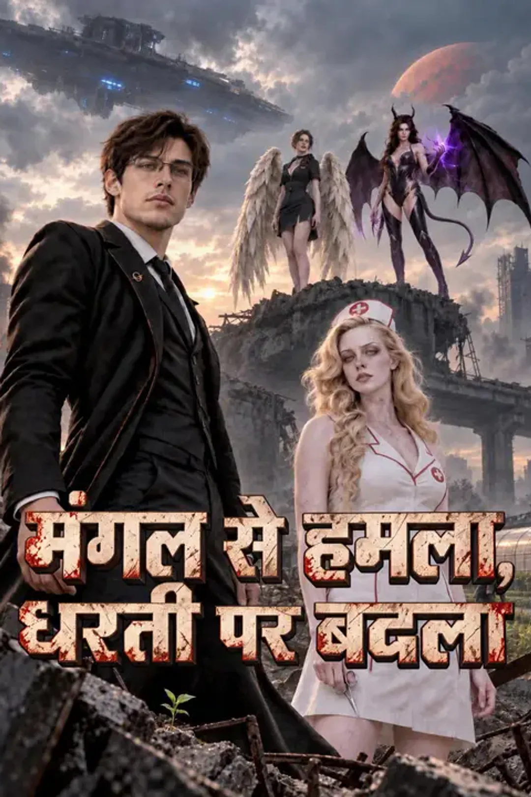 मंगल से हमला, धरती पर बदला का पोस्टर