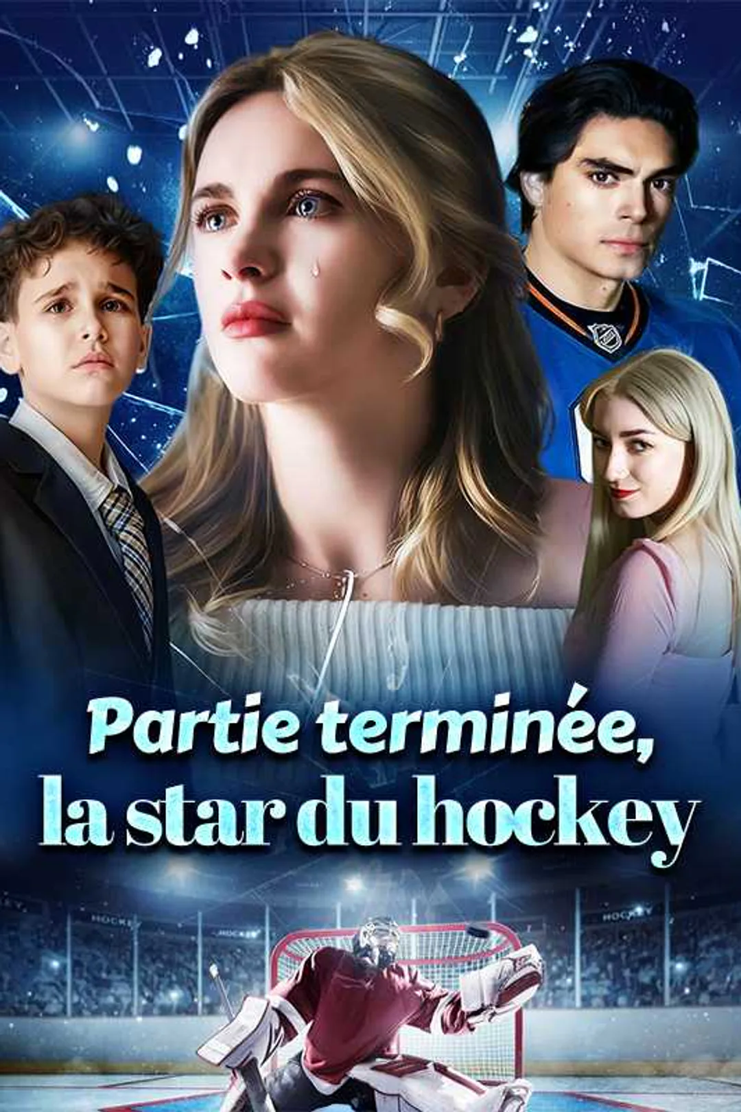 Affiche de Partie terminée, la star du hockey
