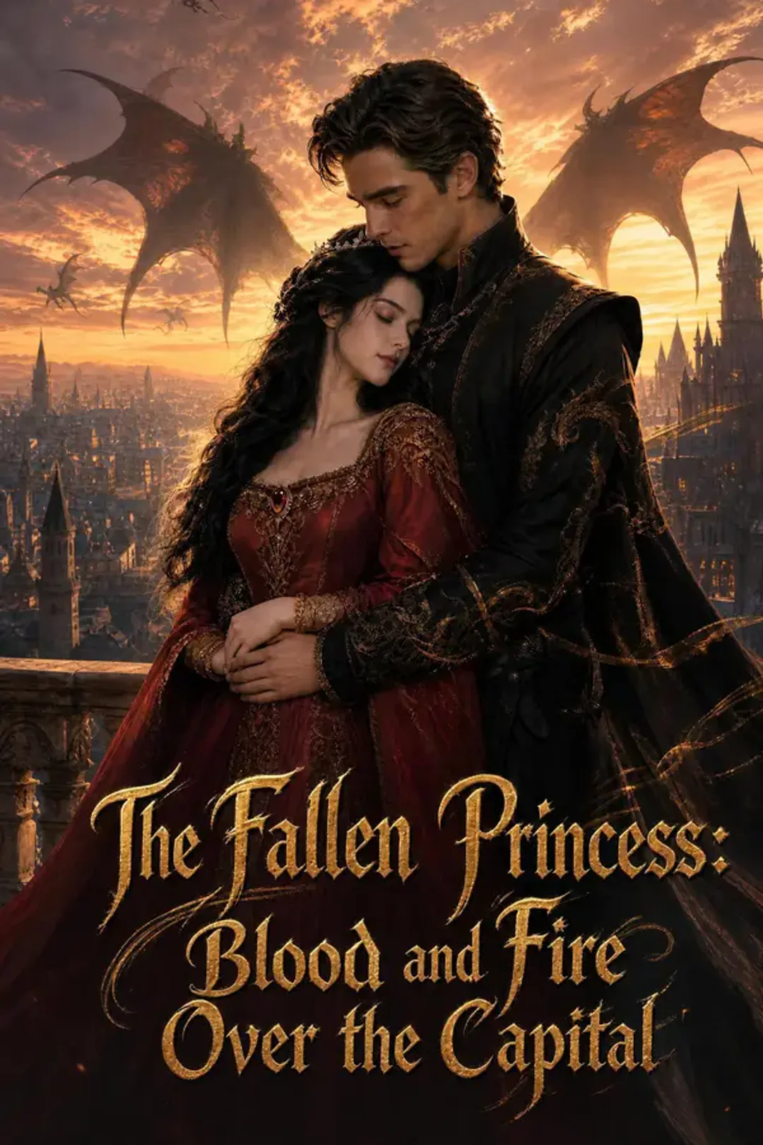 The Fallen Princess Blood and Fire Over the Capital poster