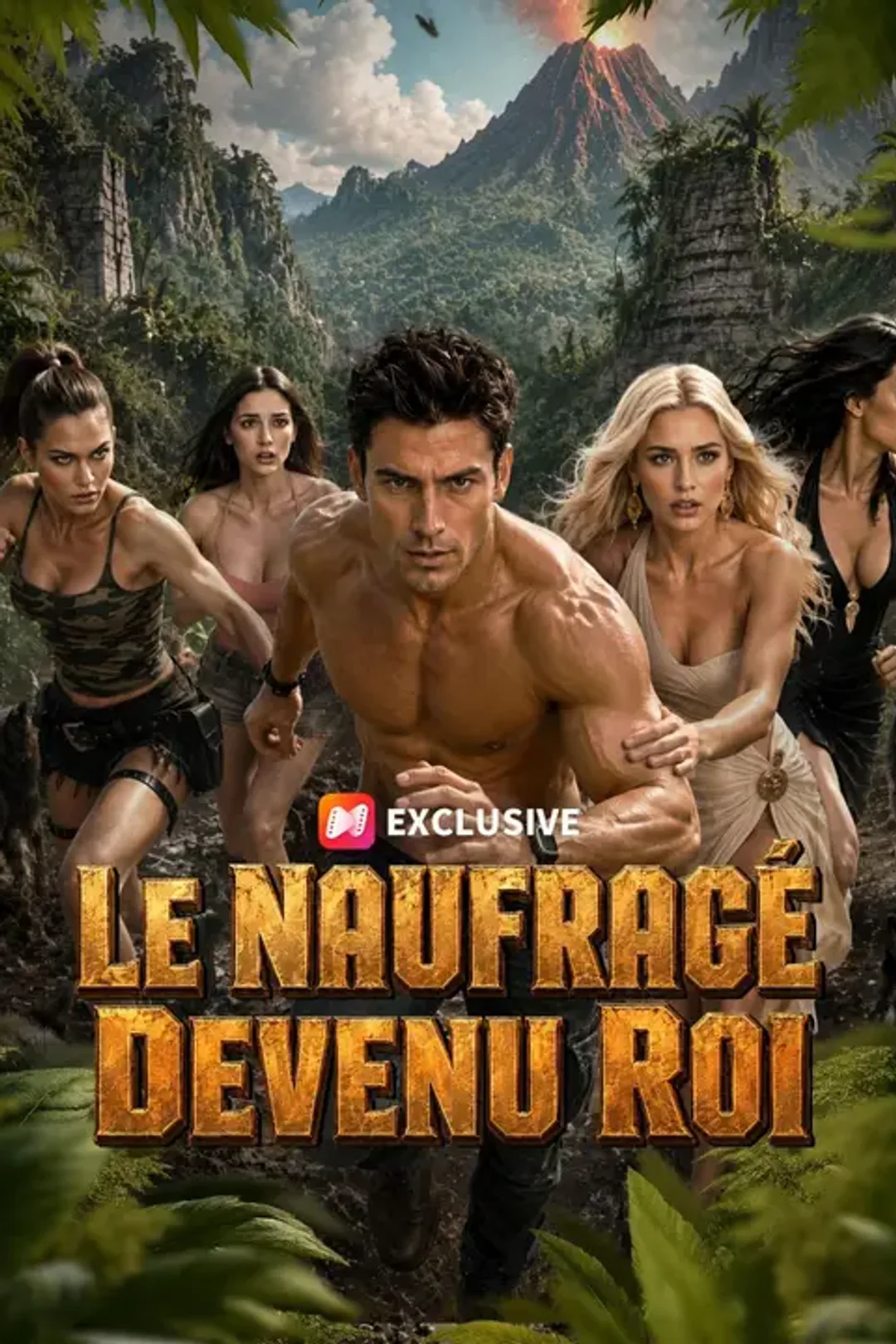 Affiche de Le naufragé devenu roi