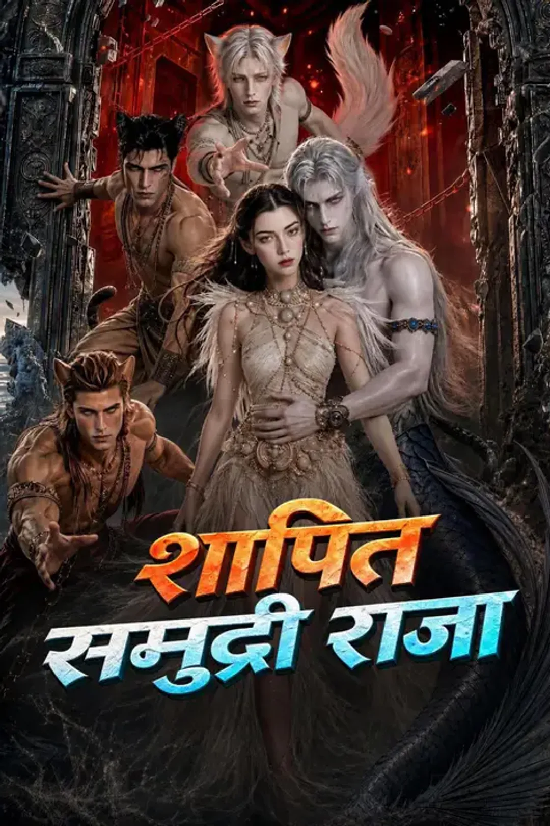 (डबिंग) शापित समुद्री राजा का पोस्टर