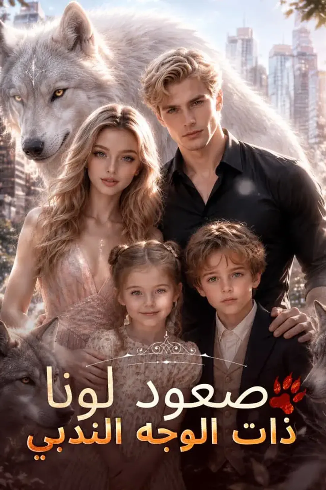 ملصق مسلسل «صعود لونا ذات الوجه الندبي»