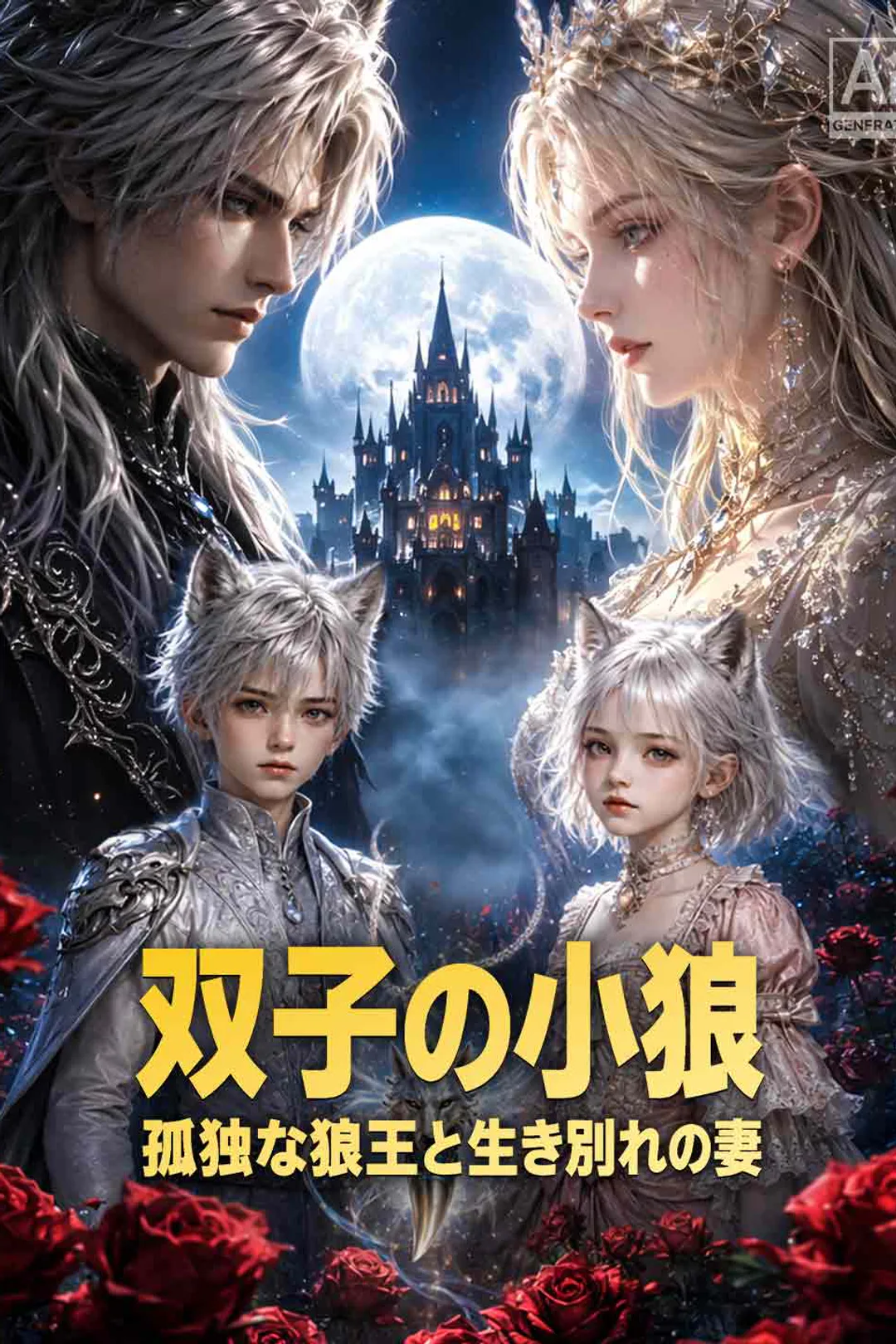 双子の小狼 孤独な狼王と生き別れの妻のポスター