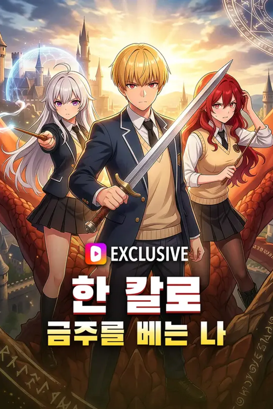 한 칼로 금주를 베는 나 포스터